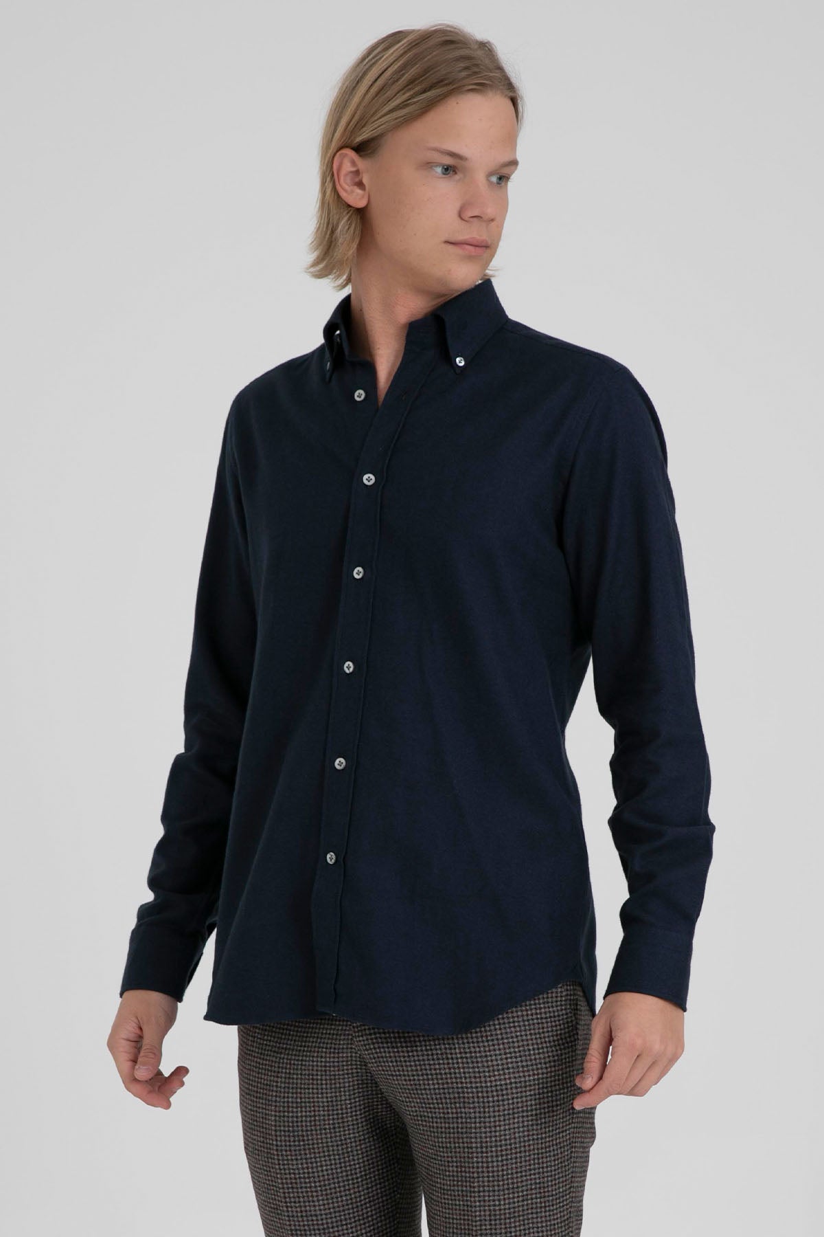 Tintoria Mattei Düğmeli Yaka Gömlek-Libas Trendy Fashion Store