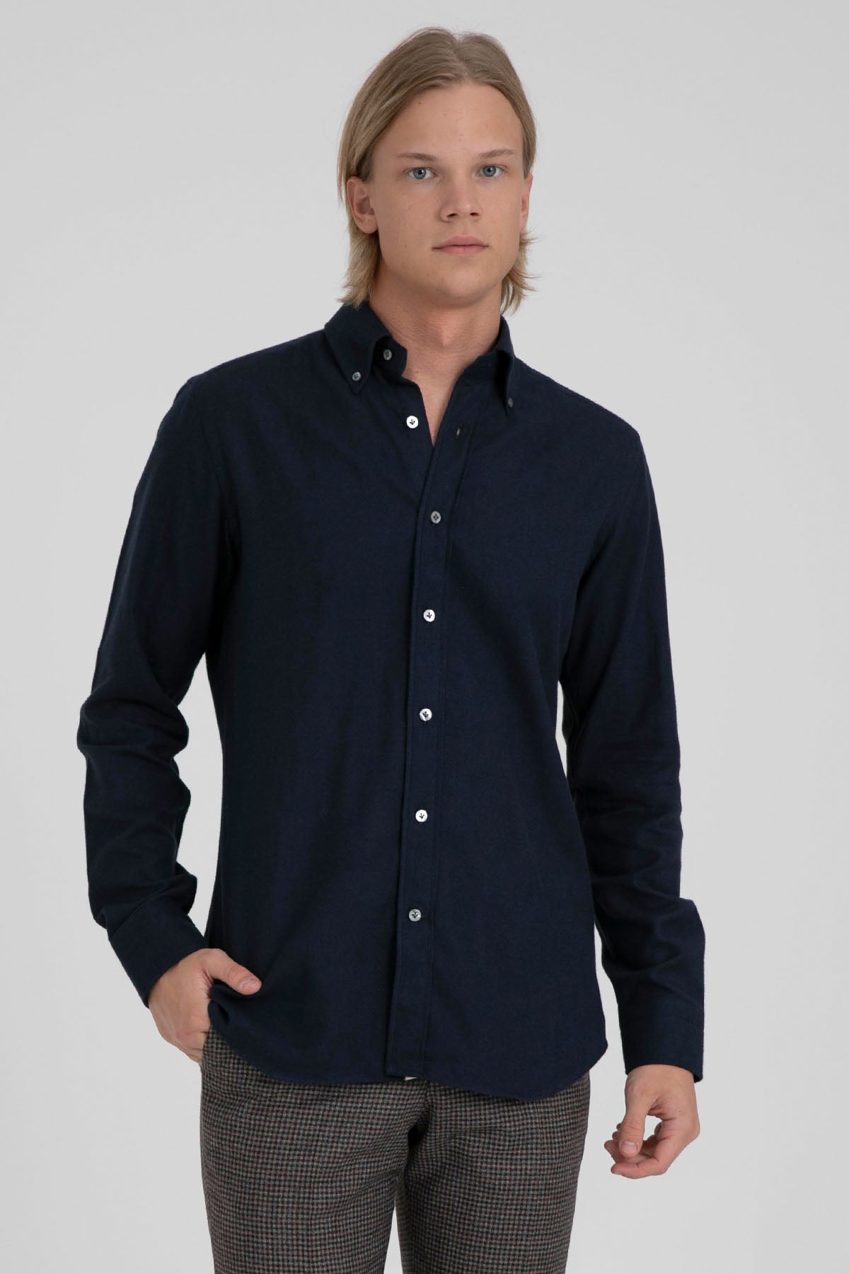 Tintoria Mattei Düğmeli Yaka Gömlek-Libas Trendy Fashion Store