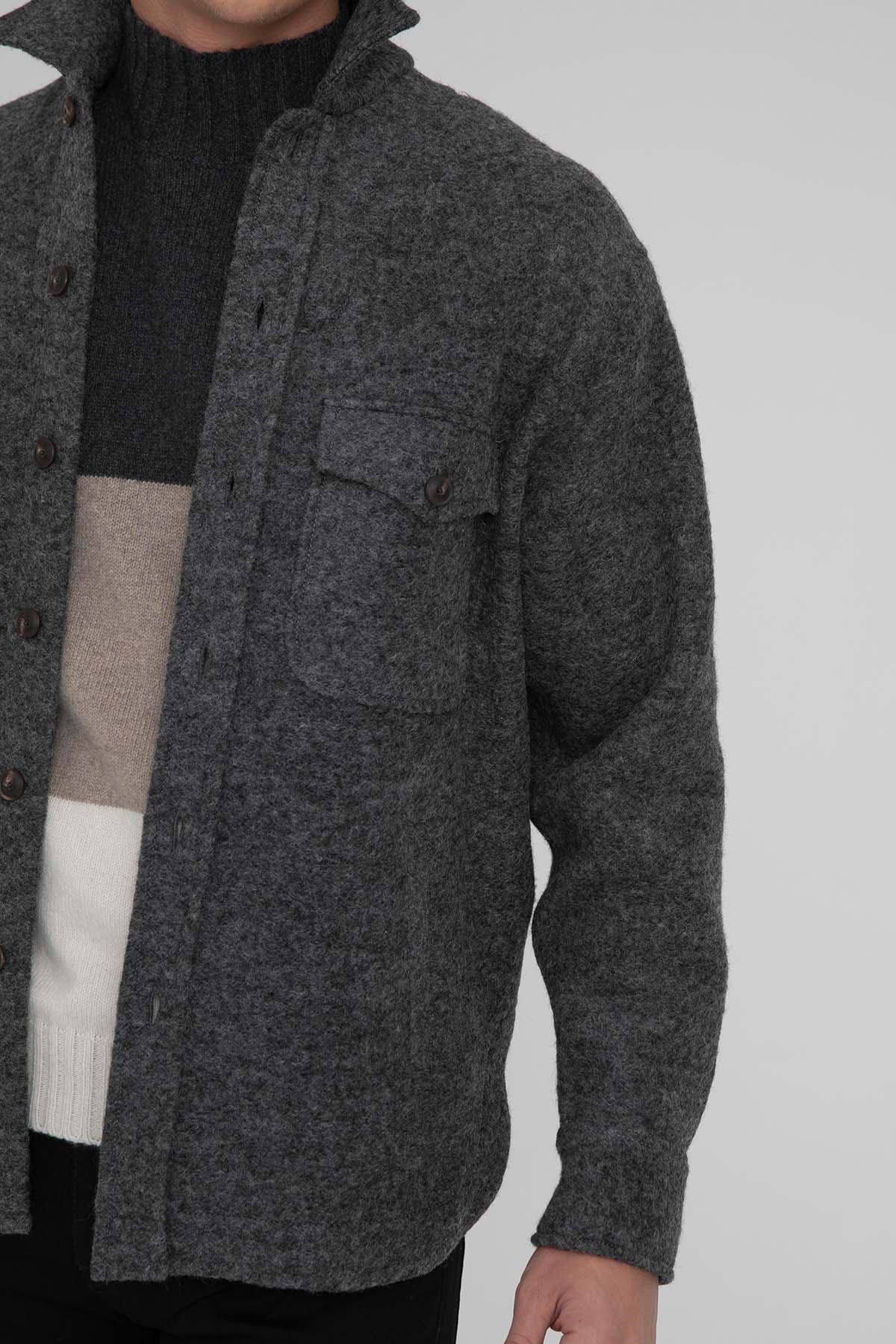 Tintoria Mattei Cepli Yün Ceket-Libas Trendy Fashion Store