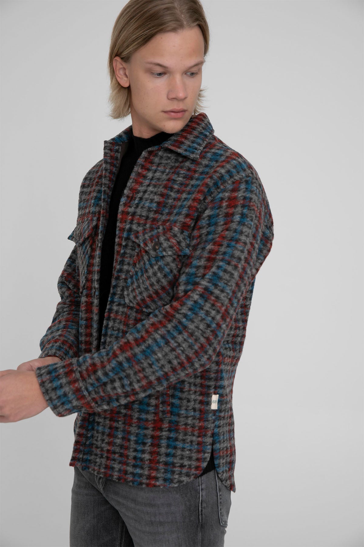 Tintoria Mattei Pötikareli Yün Ceket-Libas Trendy Fashion Store