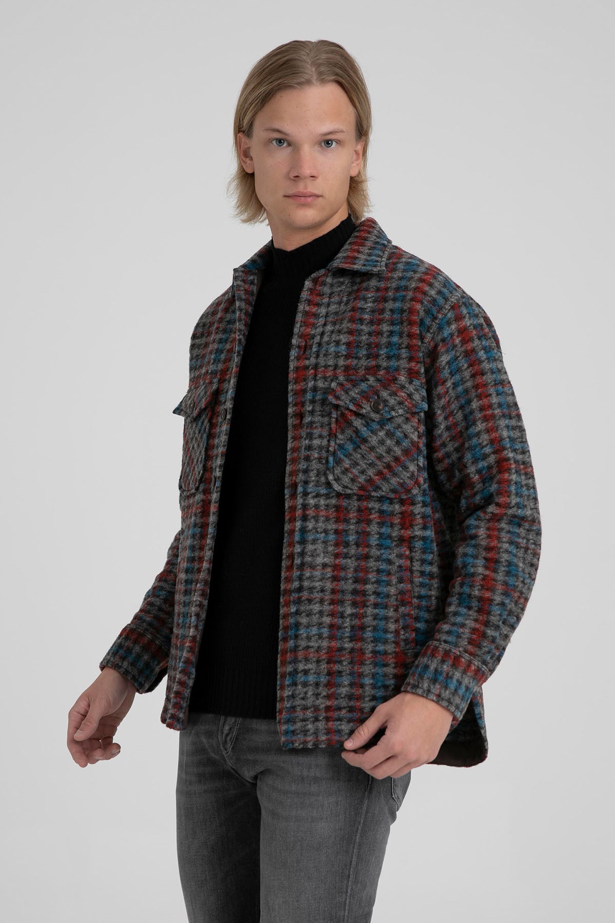 Tintoria Mattei Pötikareli Yün Ceket-Libas Trendy Fashion Store