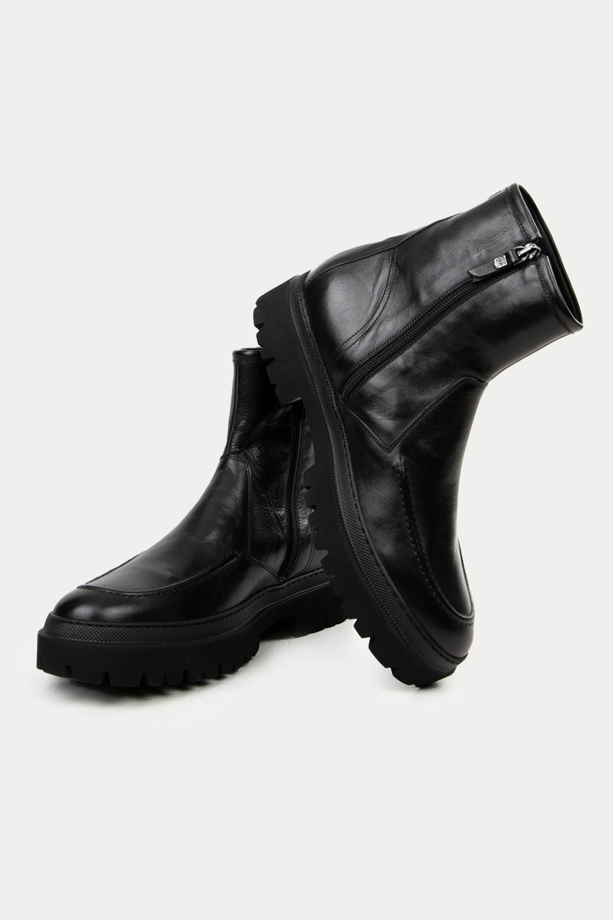 Pantanetti Fermuarlı Deri Bot-Libas Trendy Fashion Store