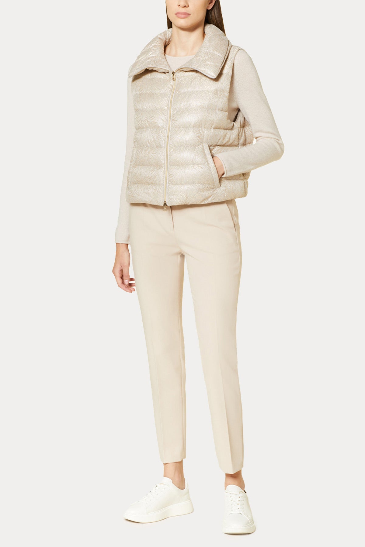 Herno Resort Dik Yaka Regular Fit Puffer Yelek-Libas Trendy Fashion Store