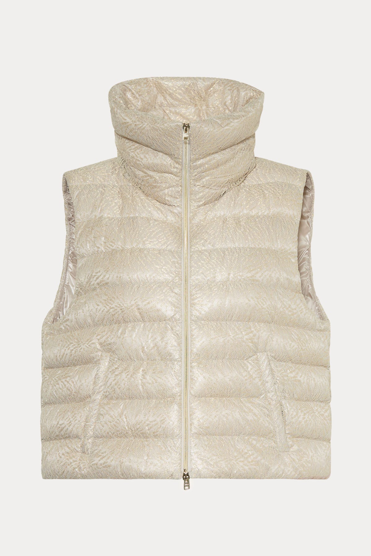 Herno Resort Dik Yaka Regular Fit Puffer Yelek-Libas Trendy Fashion Store