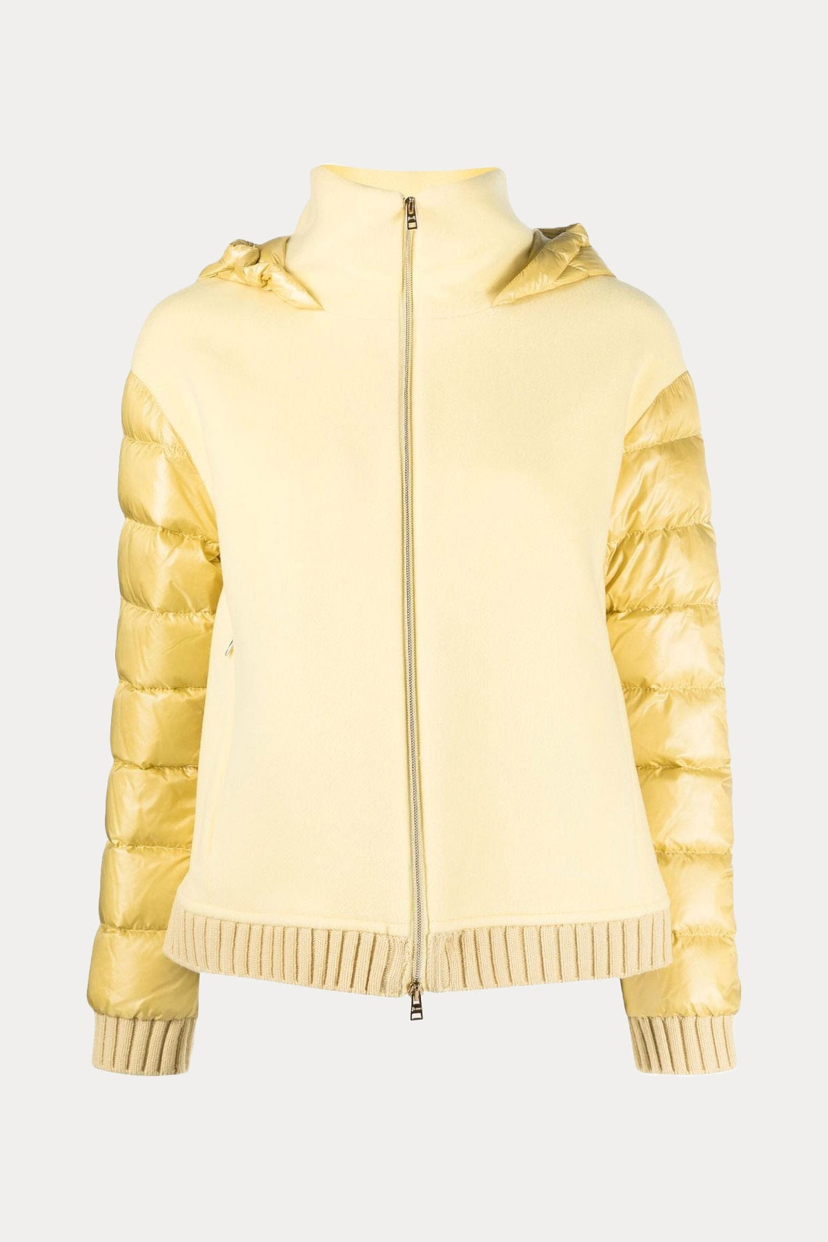 Herno Resort Geniş Kesim Kapüşonlu Dolgulu Yün Ceket-Libas Trendy Fashion Store