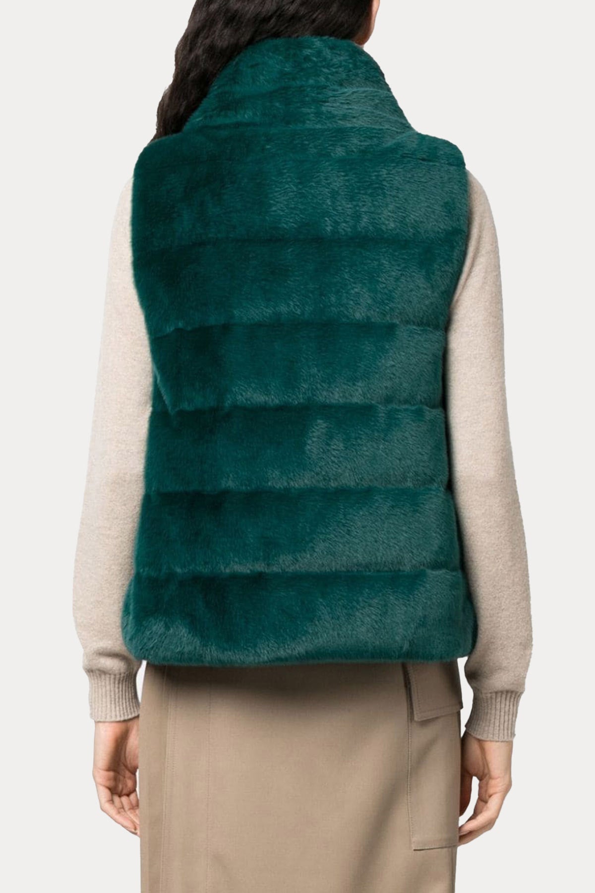 Herno Peluş Puffer Yelek-Libas Trendy Fashion Store