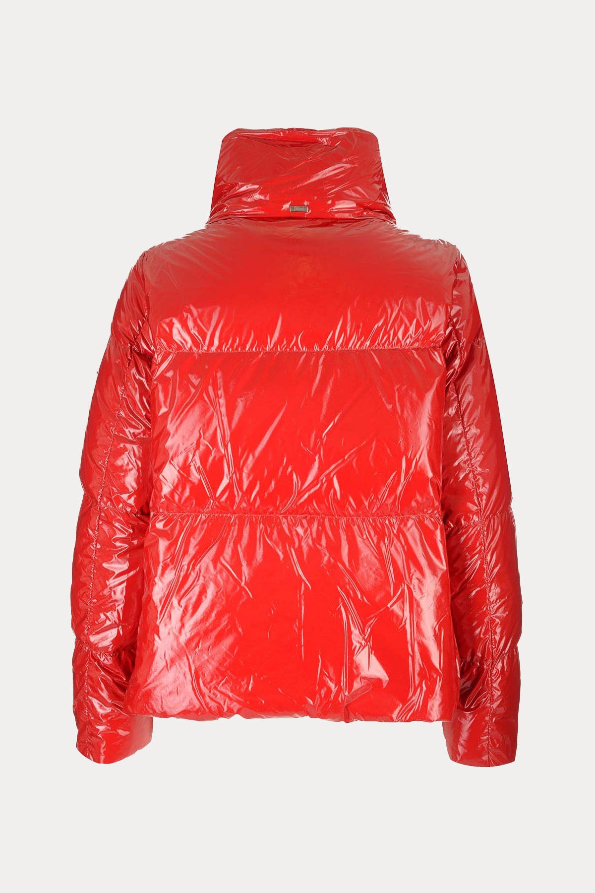 Herno Dik Yaka Parlak Puffer Mont-Libas Trendy Fashion Store