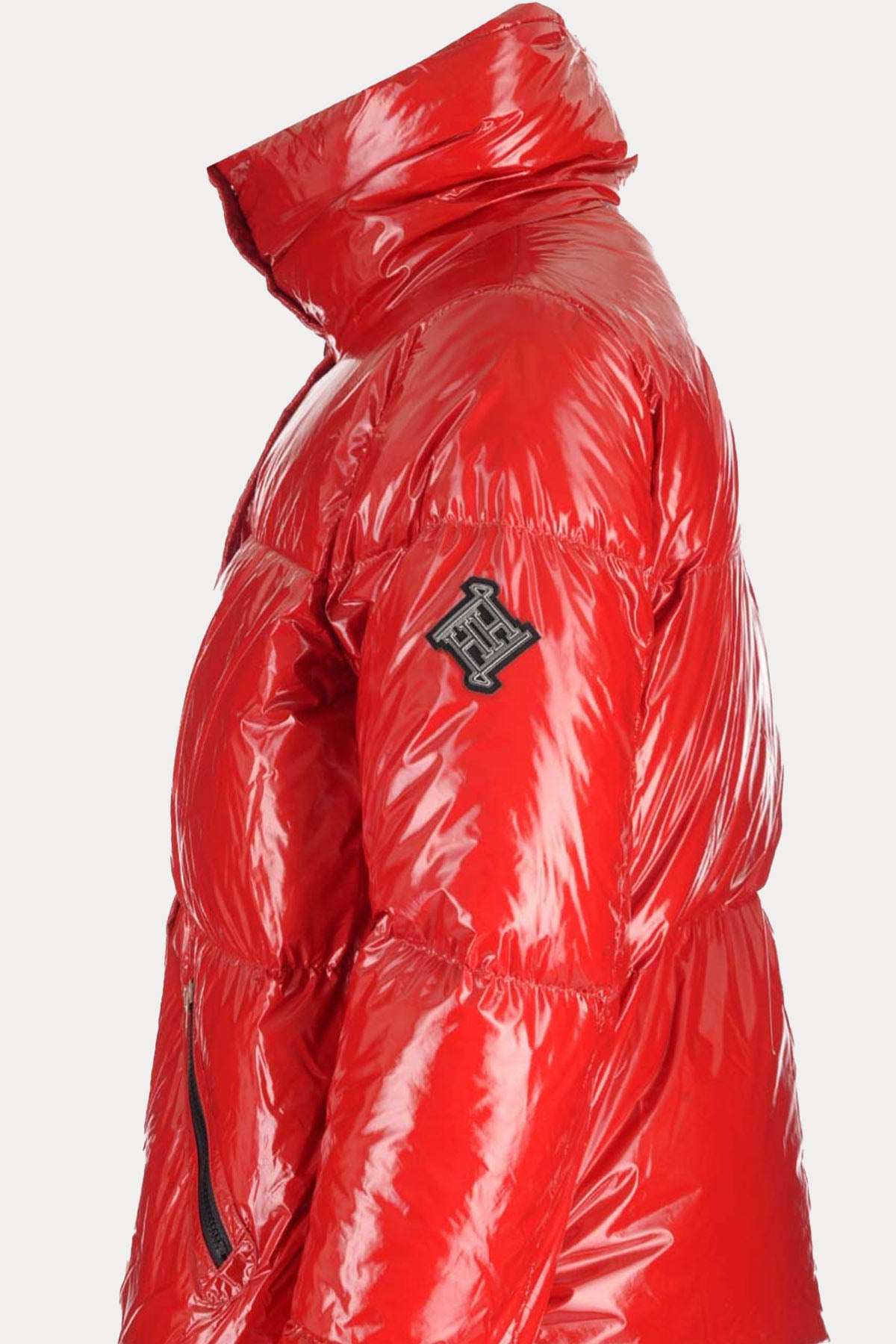 Herno Dik Yaka Parlak Puffer Mont-Libas Trendy Fashion Store