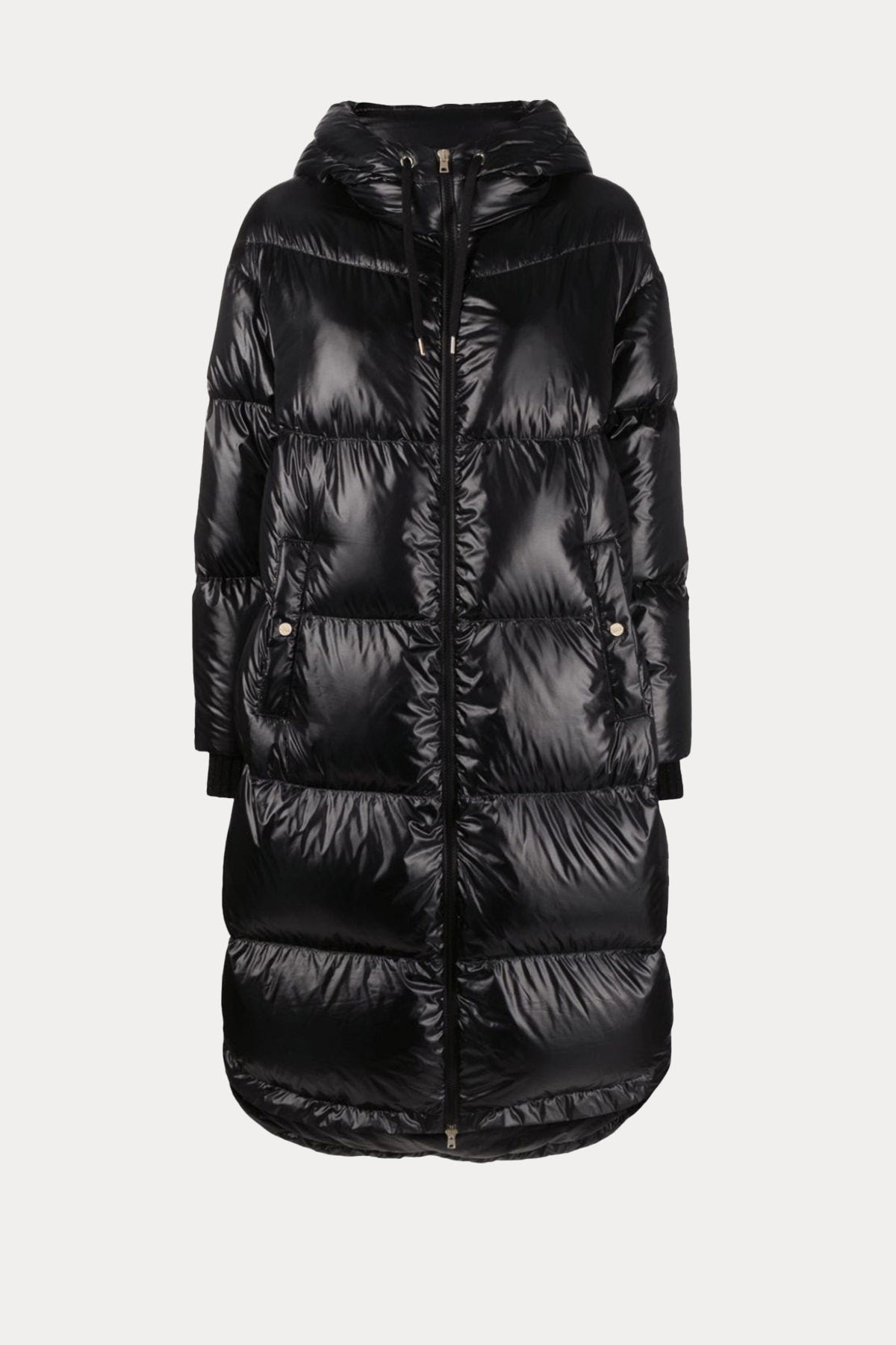 Herno Kapüşonlu Uzun Puffer Mont-Libas Trendy Fashion Store