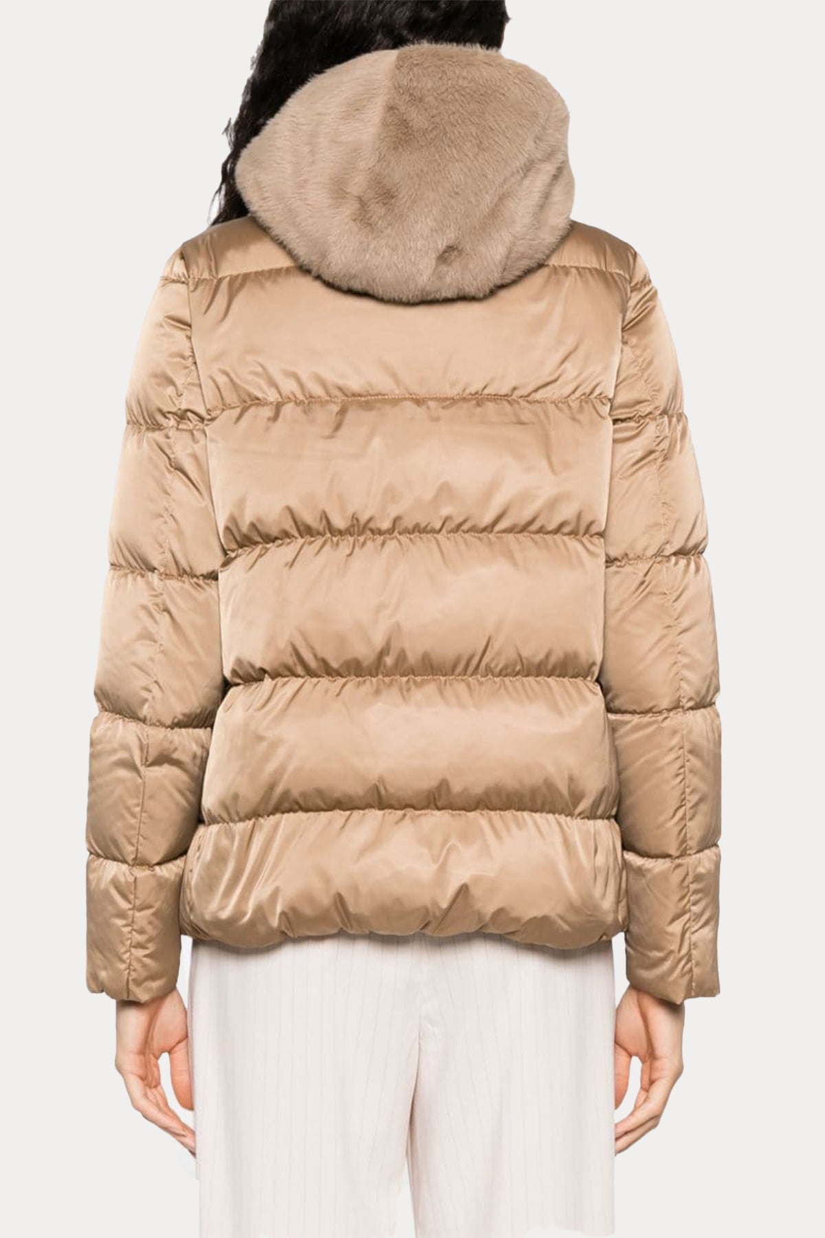 Herno Kürk Kapüşonlu Puffer Mont-Libas Trendy Fashion Store