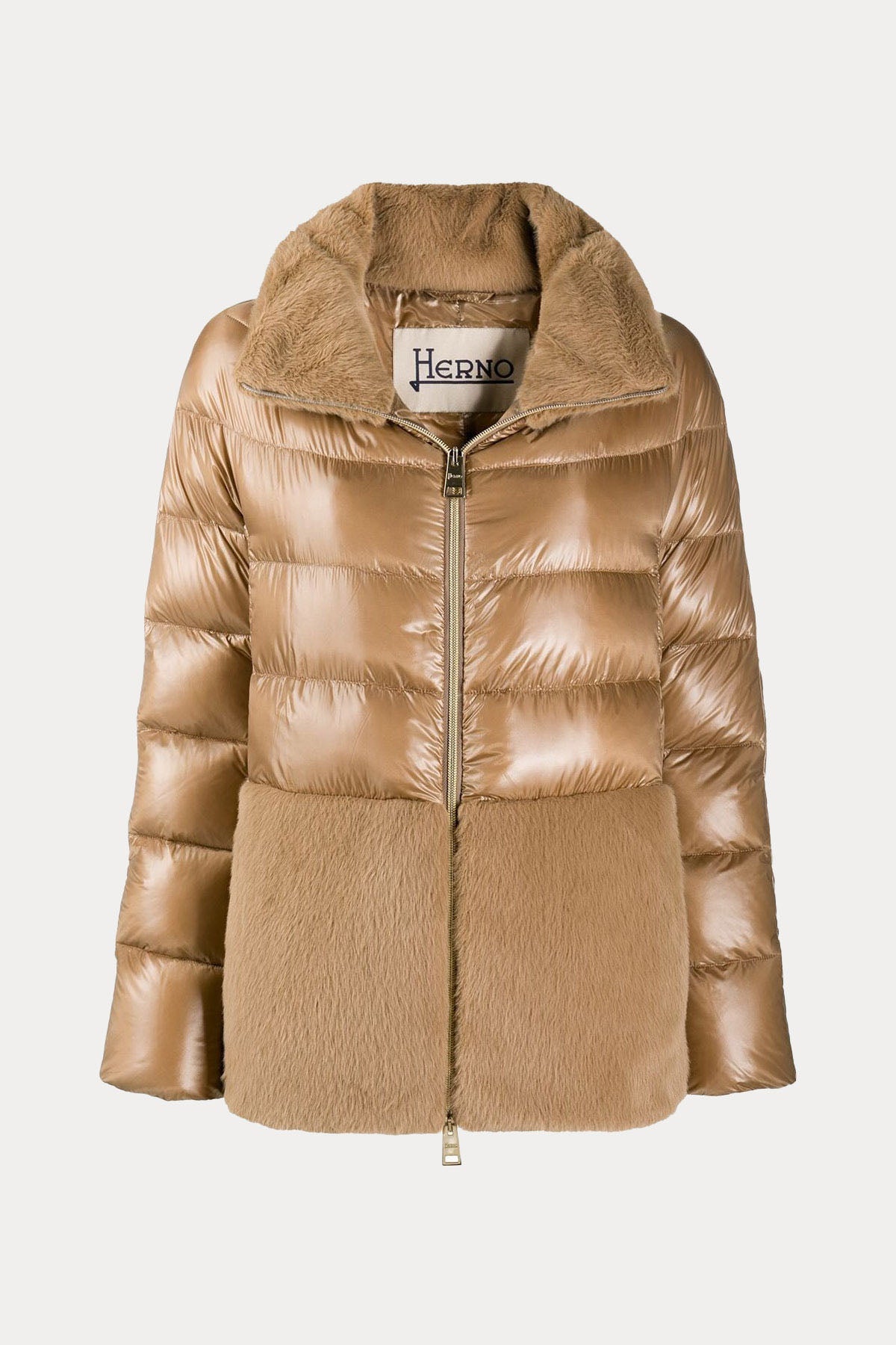 Herno Kürk Detaylı Puffer Mont-Libas Trendy Fashion Store