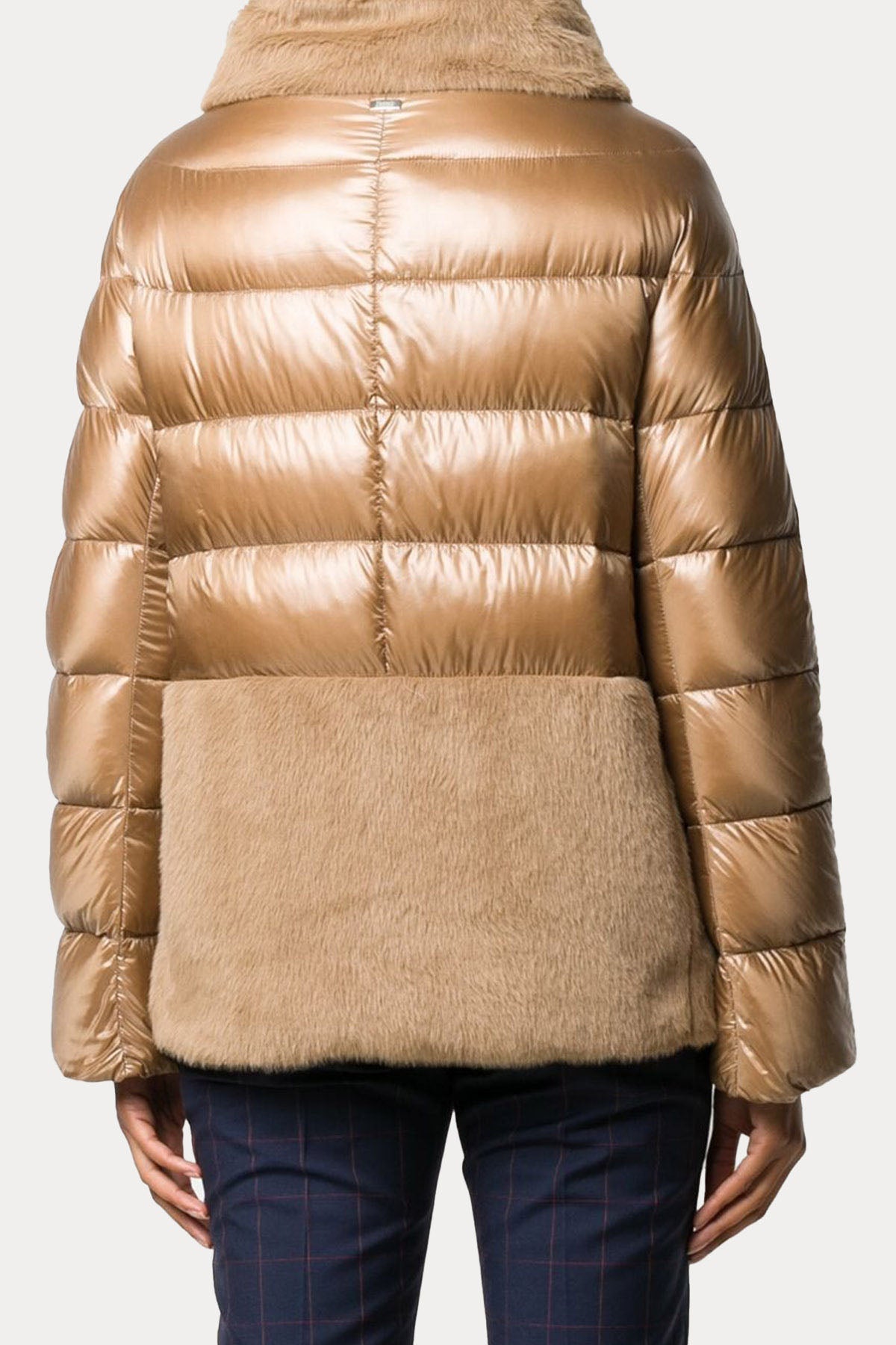 Herno Kürk Detaylı Puffer Mont-Libas Trendy Fashion Store