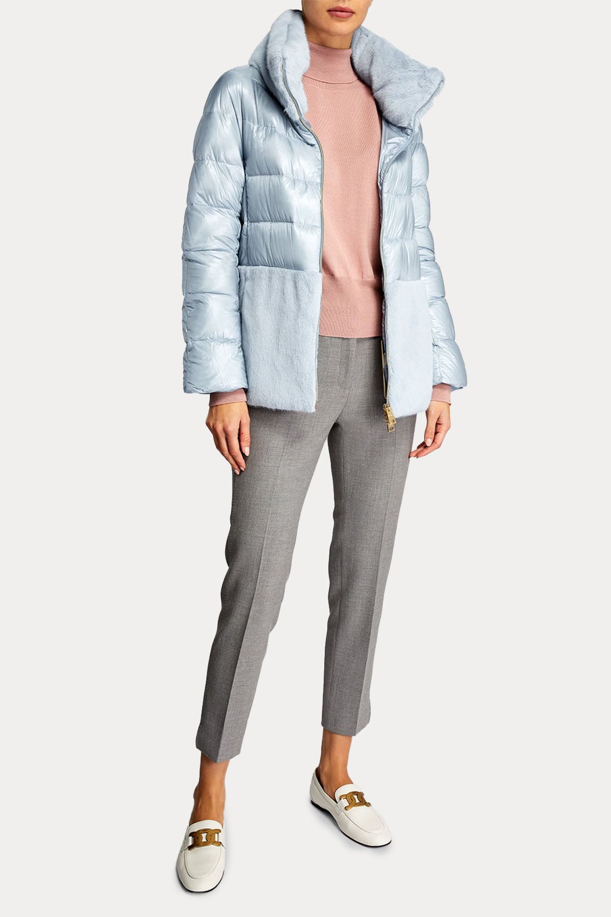 Herno Kürk Detaylı Puffer Mont-Libas Trendy Fashion Store