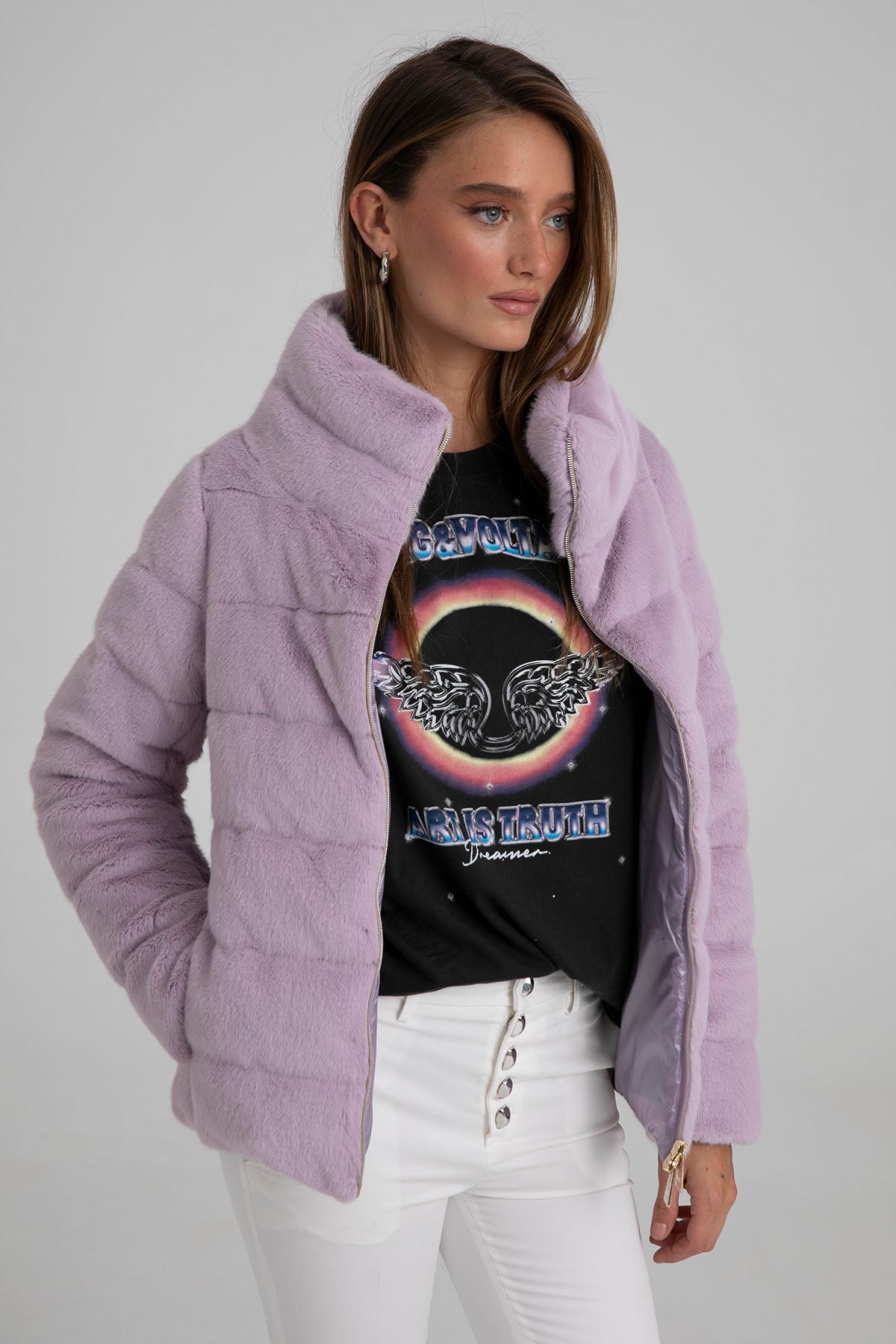 Herno Peluş Puffer Mont-Libas Trendy Fashion Store