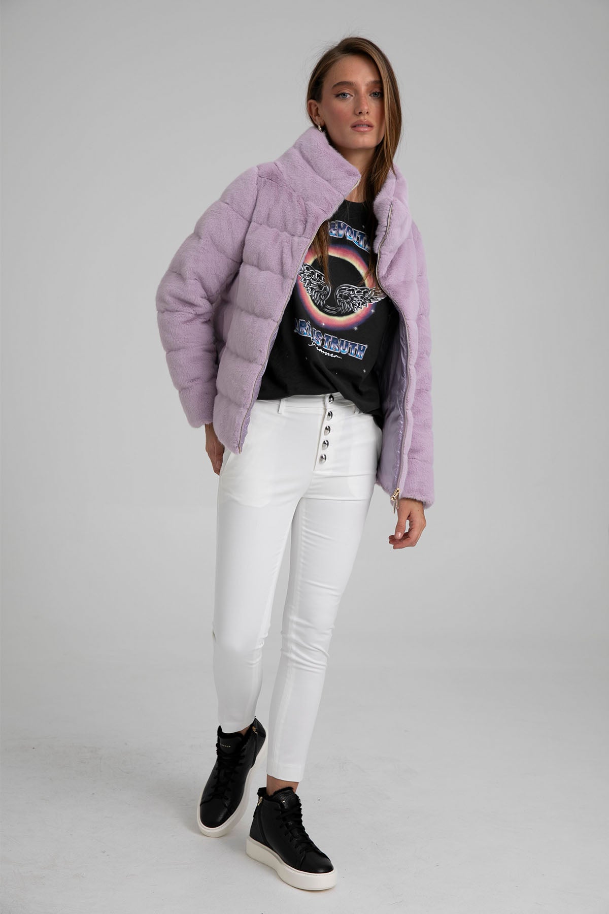 Herno Peluş Puffer Mont-Libas Trendy Fashion Store