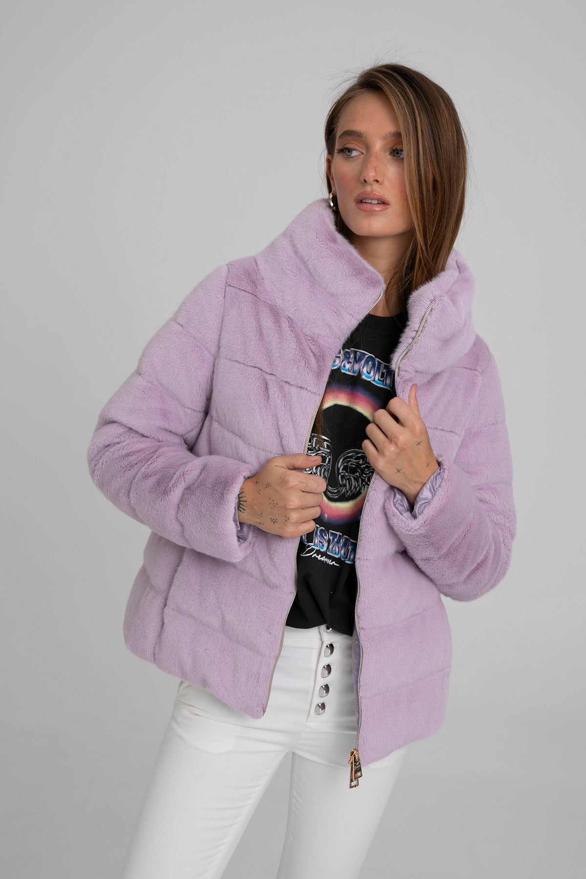 Herno Peluş Puffer Mont-Libas Trendy Fashion Store