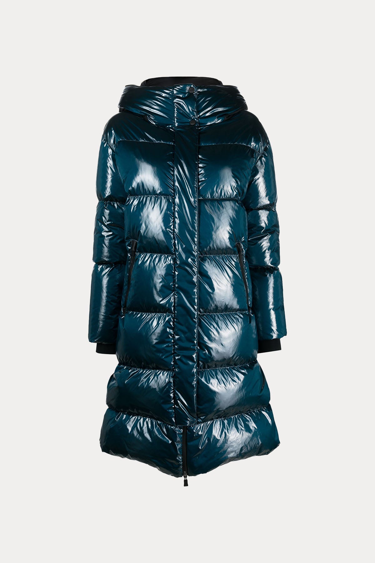 Herno Laminar Kapüşonlu Uzun Puffer Mont-Libas Trendy Fashion Store