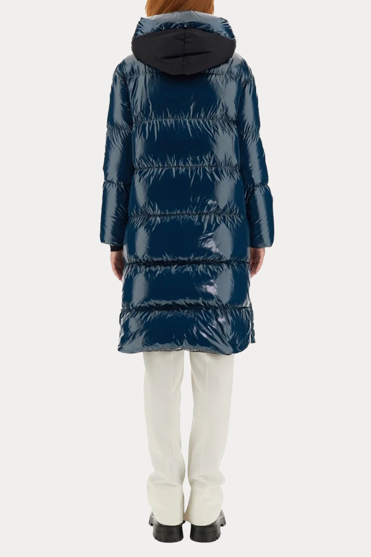 Herno Laminar Kapüşonlu Uzun Puffer Mont-Libas Trendy Fashion Store