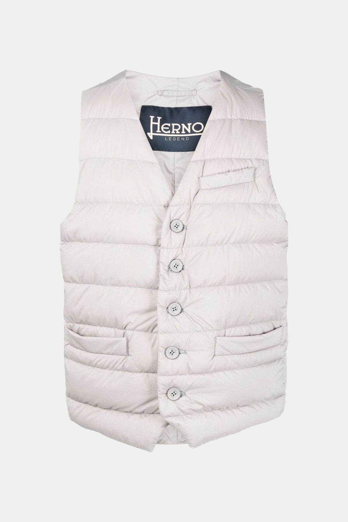 Herno Legend V Yaka Puffer Yelek-Libas Trendy Fashion Store