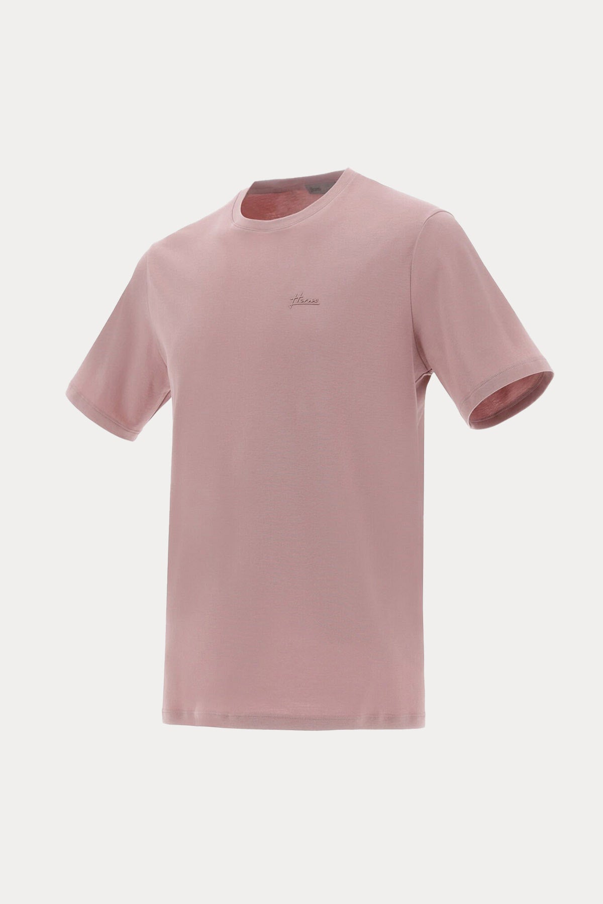 Herno Resort Regular Fit Yuvarlak Yaka Logolu T-shirt-Libas Trendy Fashion Store