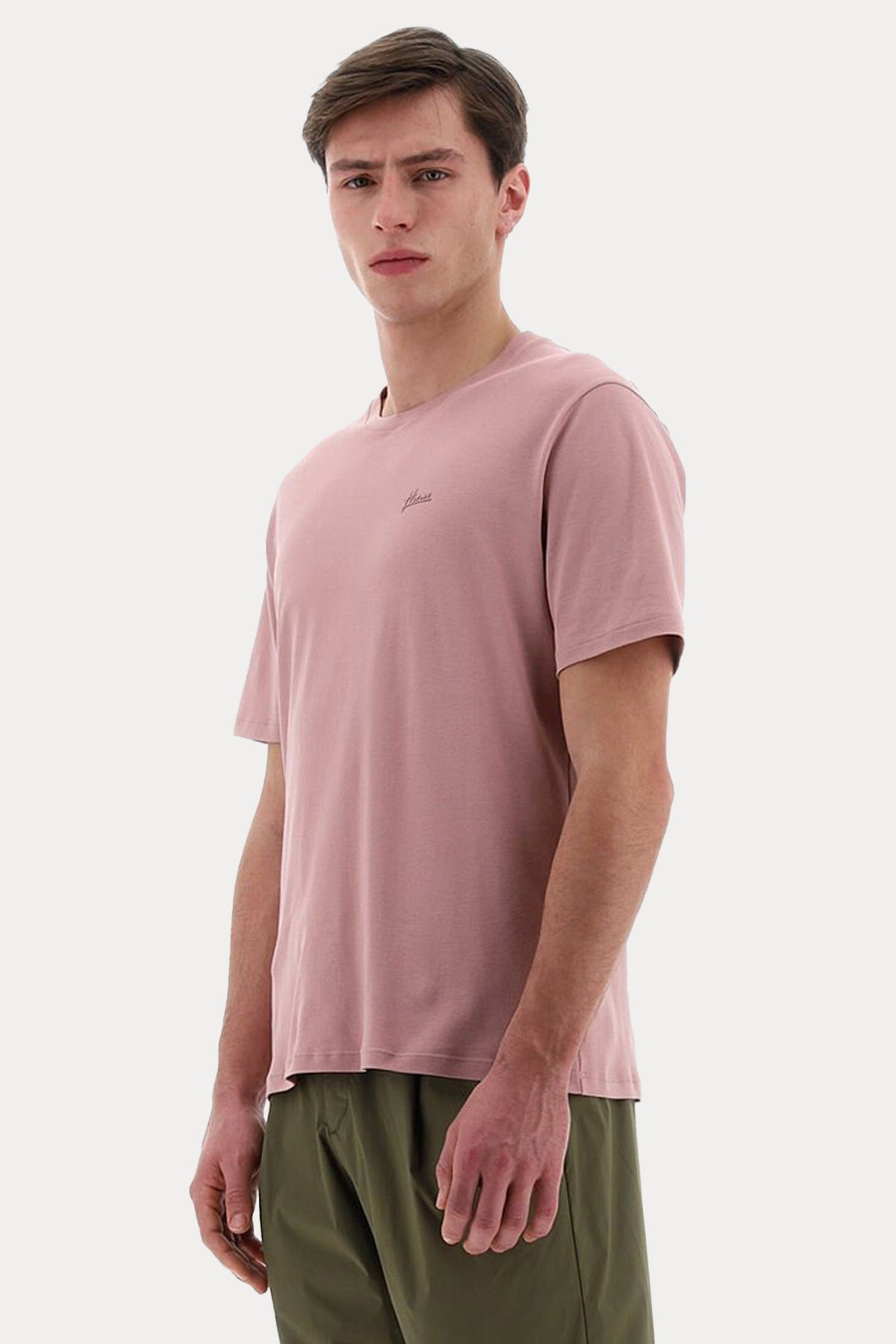 Herno Resort Regular Fit Yuvarlak Yaka Logolu T-shirt-Libas Trendy Fashion Store