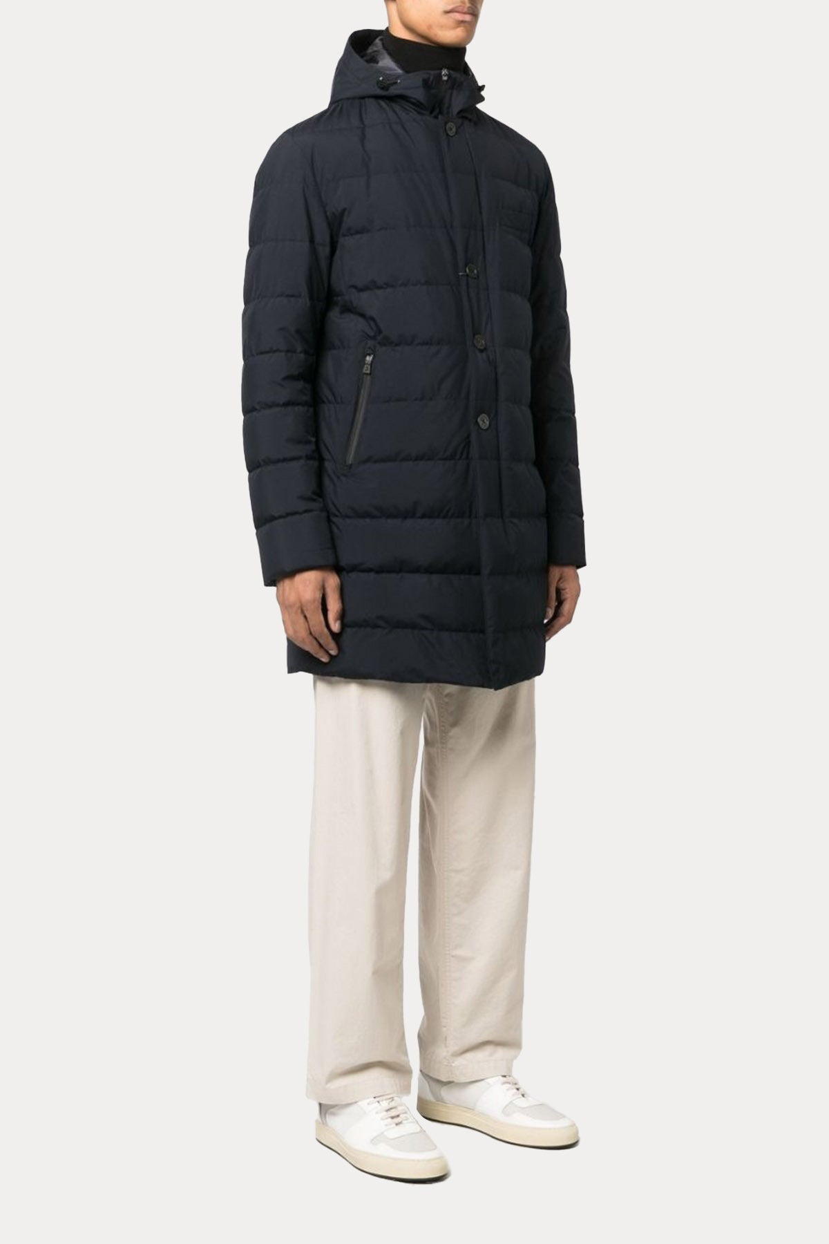 Herno Laminar Demonte İçi Puffer Yelekli Kaban-Libas Trendy Fashion Store