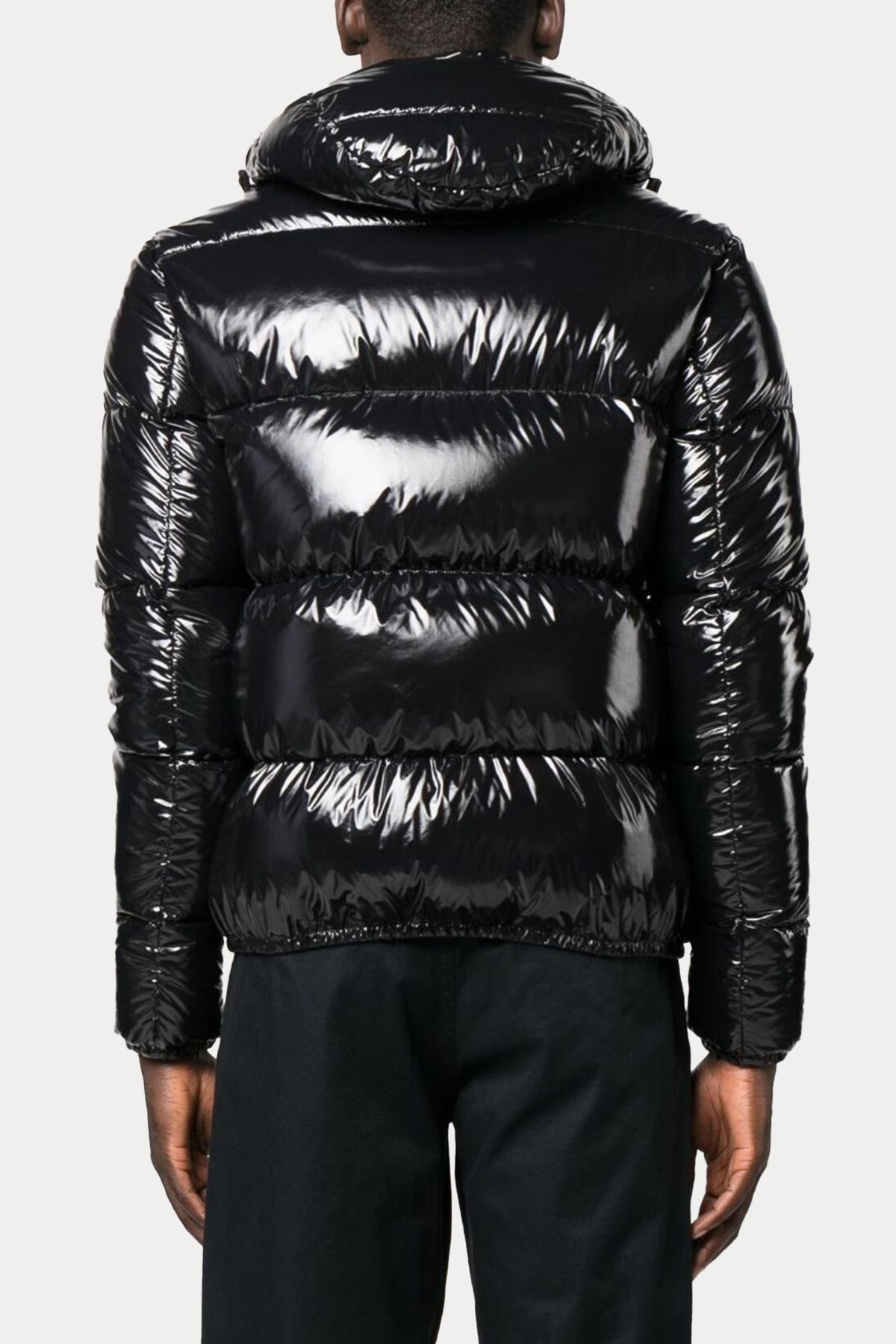 Herno Kapüşonlu Parlak Puffer Mont-Libas Trendy Fashion Store