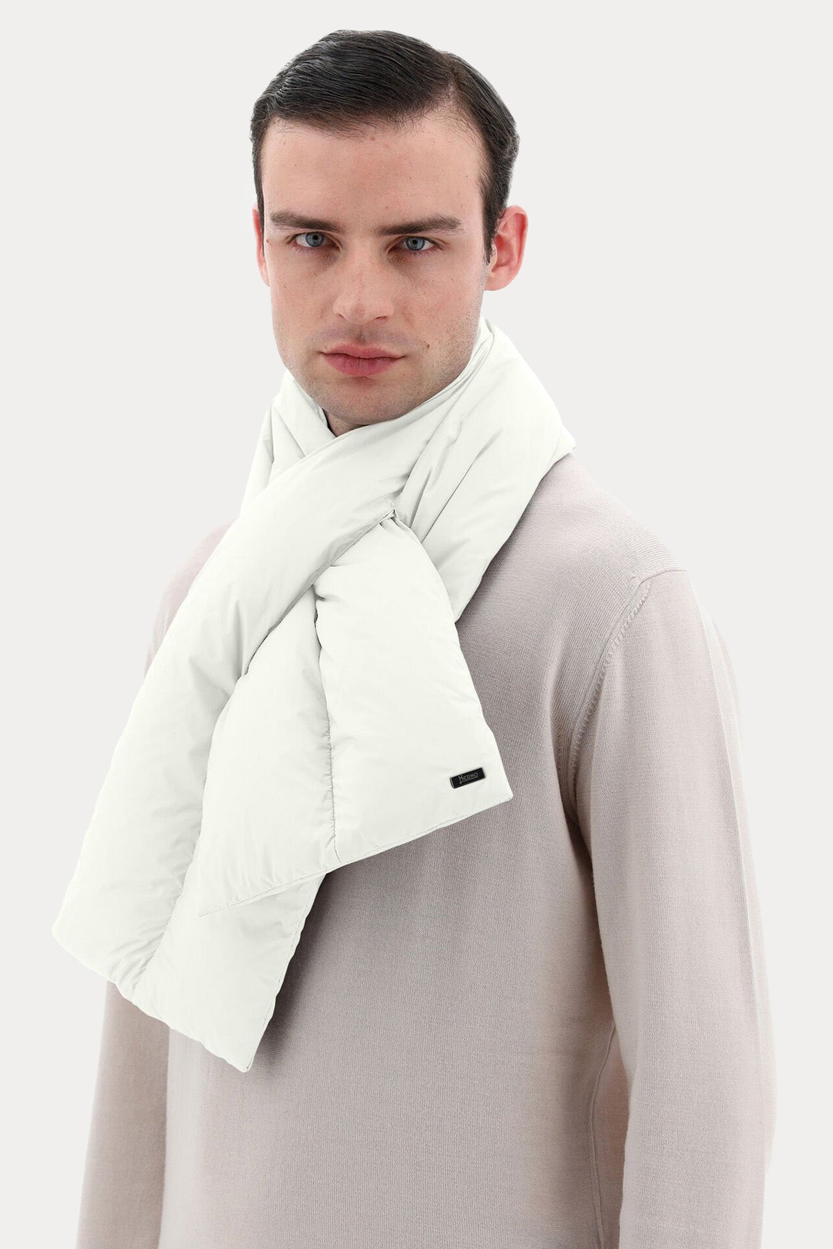 Herno Logolu Puffer Atkı-Libas Trendy Fashion Store