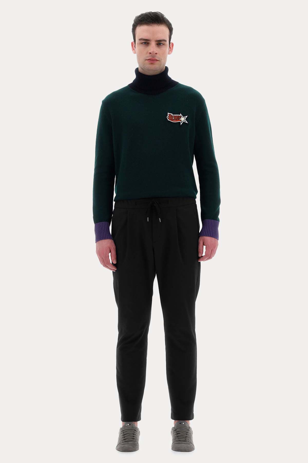 Herno Beli Lastikli Tek Pileli Pantolon-Libas Trendy Fashion Store