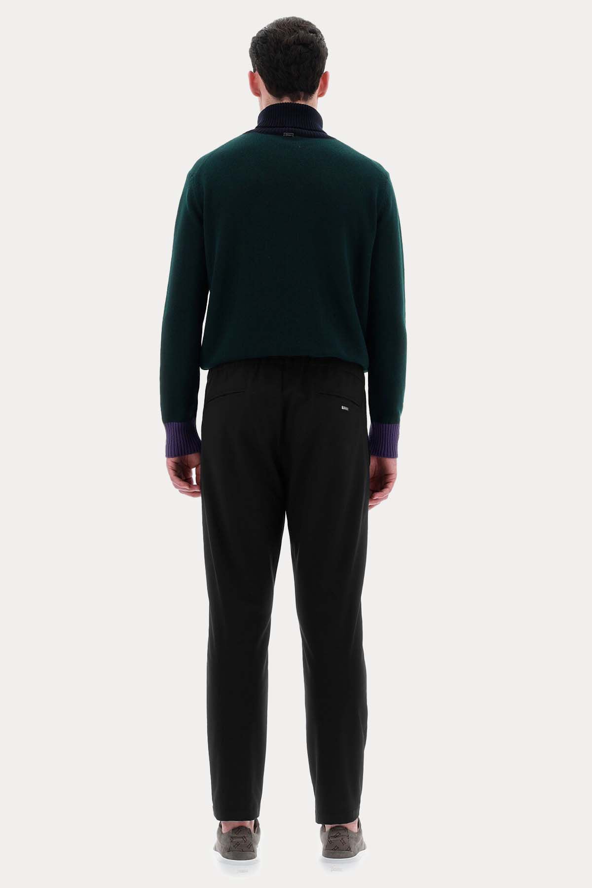 Herno Beli Lastikli Tek Pileli Pantolon-Libas Trendy Fashion Store