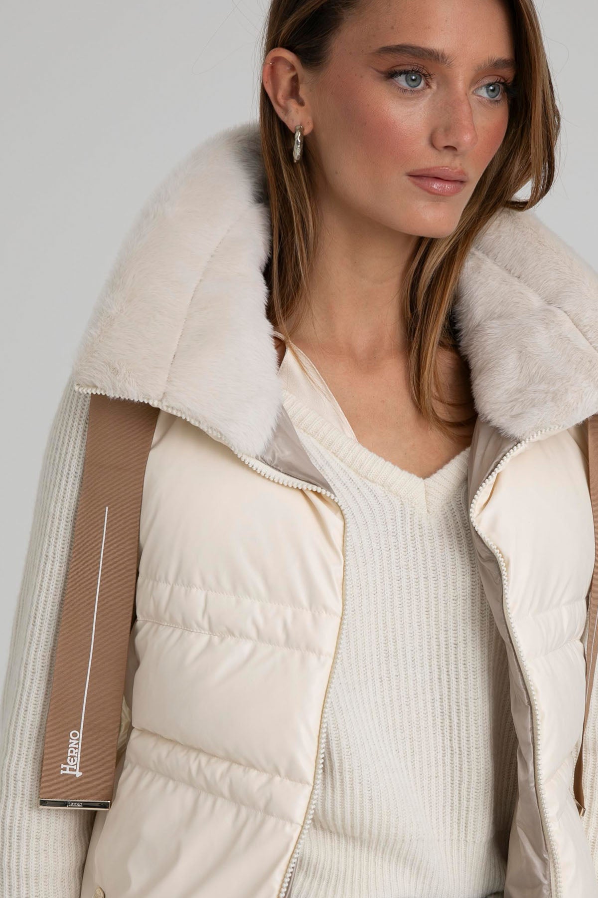 Herno Kapüşonlu Puffer Yelek-Libas Trendy Fashion Store