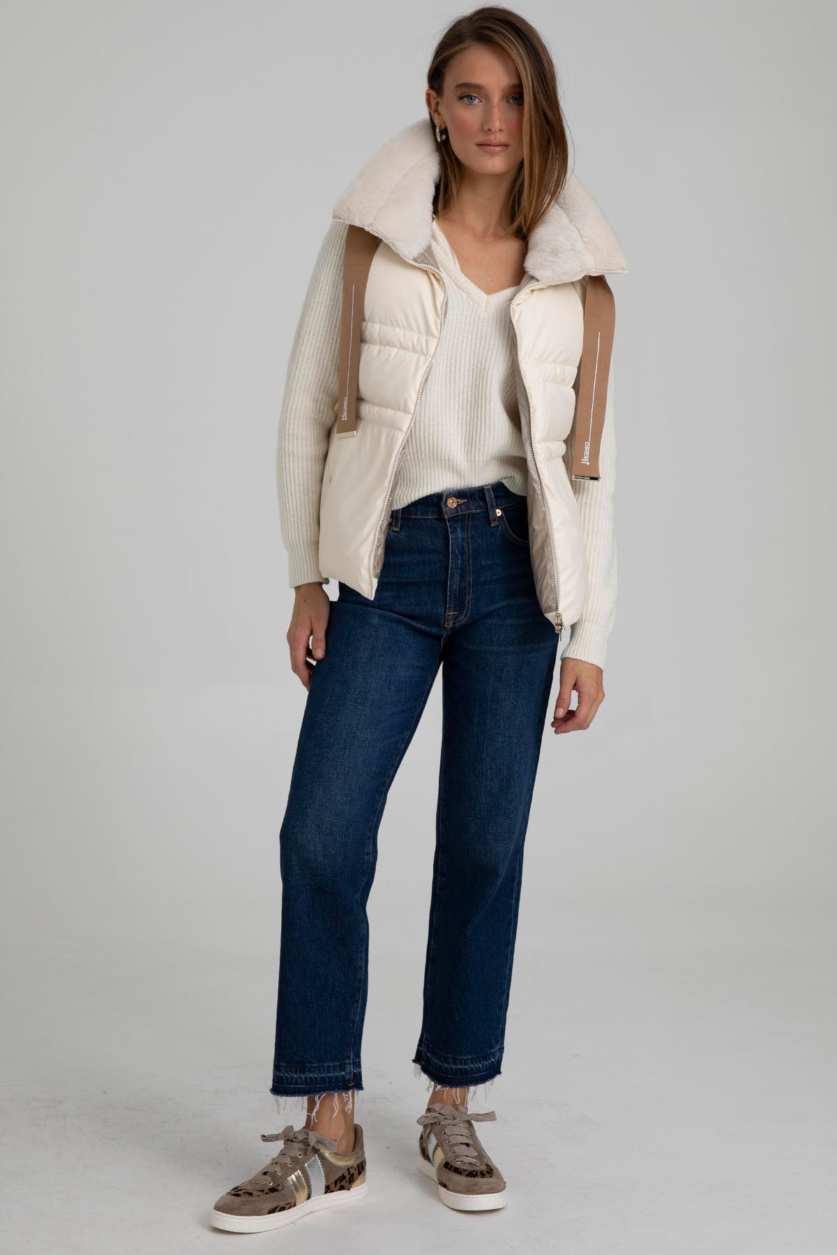 Herno Kapüşonlu Puffer Yelek-Libas Trendy Fashion Store