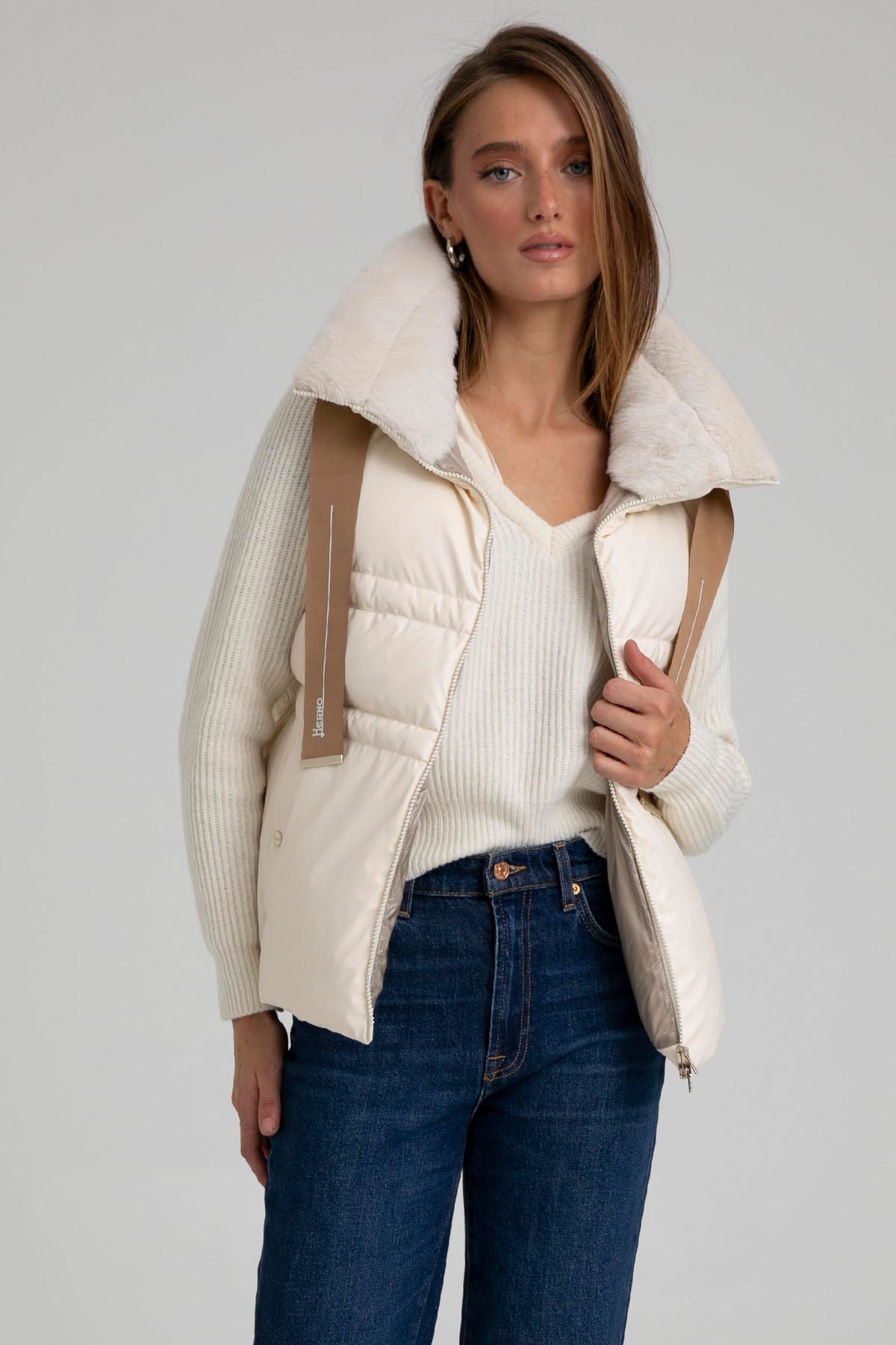 Herno Kapüşonlu Puffer Yelek-Libas Trendy Fashion Store