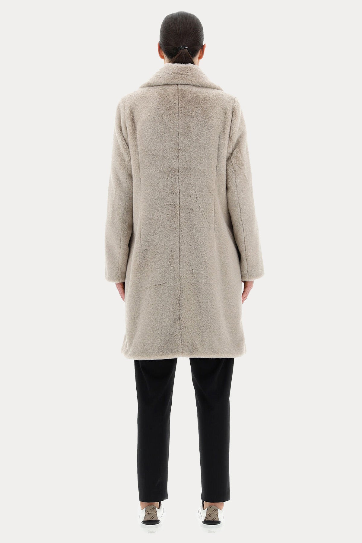 Herno Monogram Astarlı Peluş Kaban-Libas Trendy Fashion Store