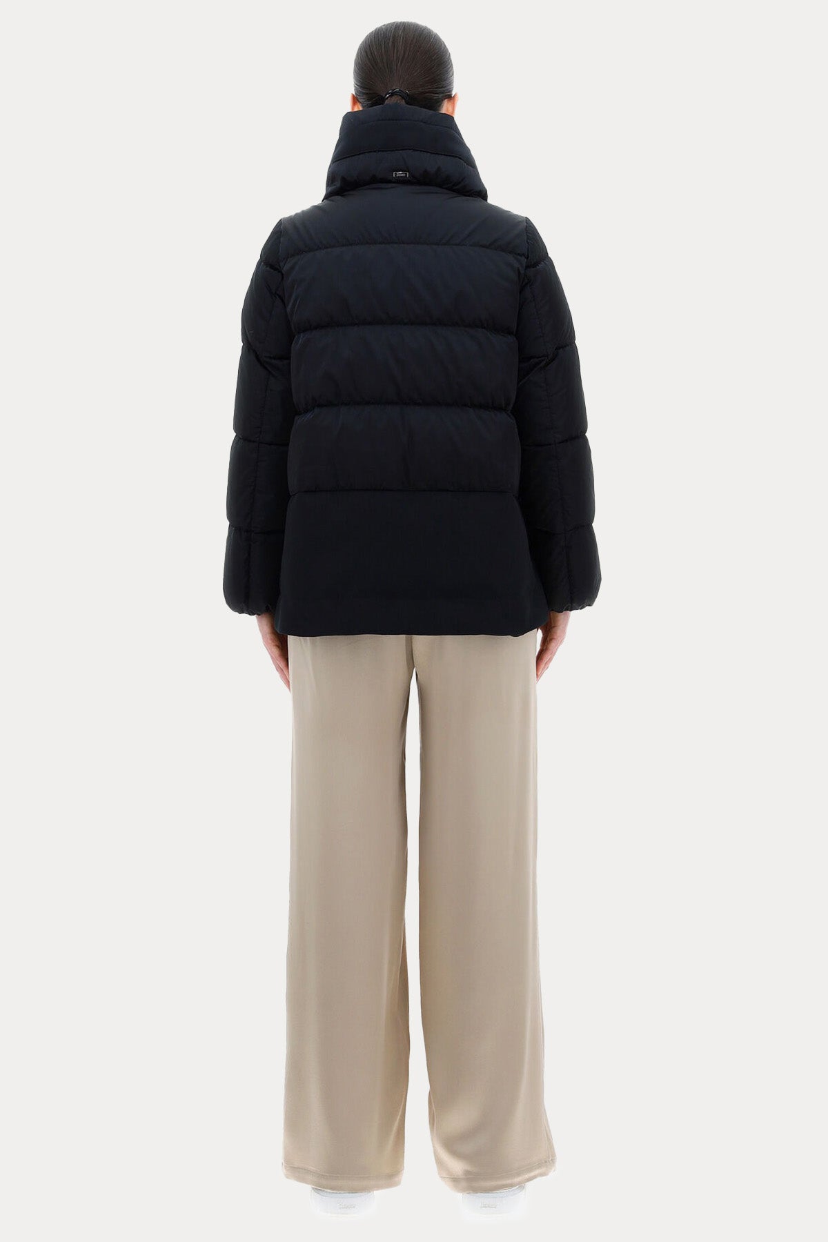 Herno Büzgülü Dik Yaka Puffer Mont-Libas Trendy Fashion Store