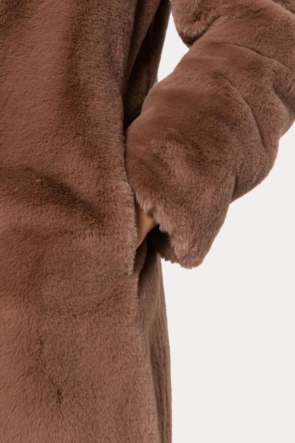 Herno Monogram Astarlı Peluş Kaban-Libas Trendy Fashion Store