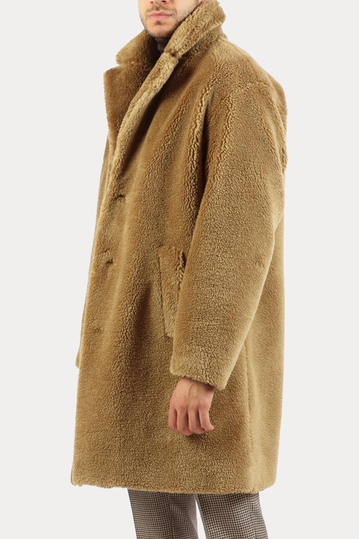 Herno Geniş Kesim Peluş Kaban-Libas Trendy Fashion Store