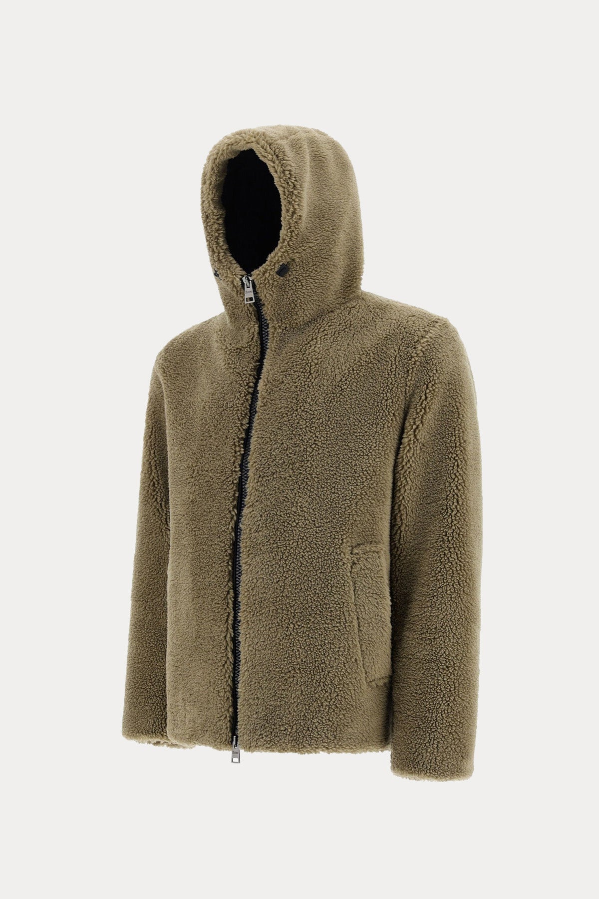 Herno Kapüşonlu Peluş Mont-Libas Trendy Fashion Store