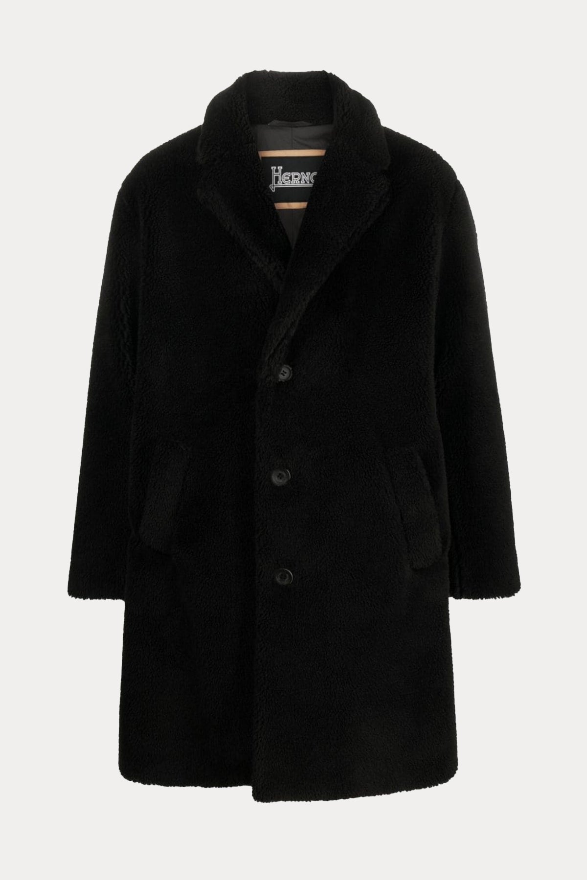 Herno Geniş Kesim Şal Yaka Peluş Kaban-Libas Trendy Fashion Store