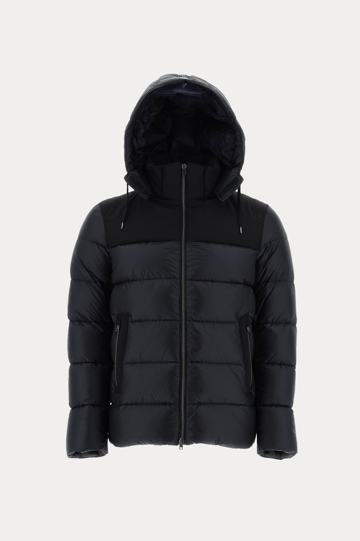 Herno Kapüşonlu Yün Detaylı Puffer Mont-Libas Trendy Fashion Store