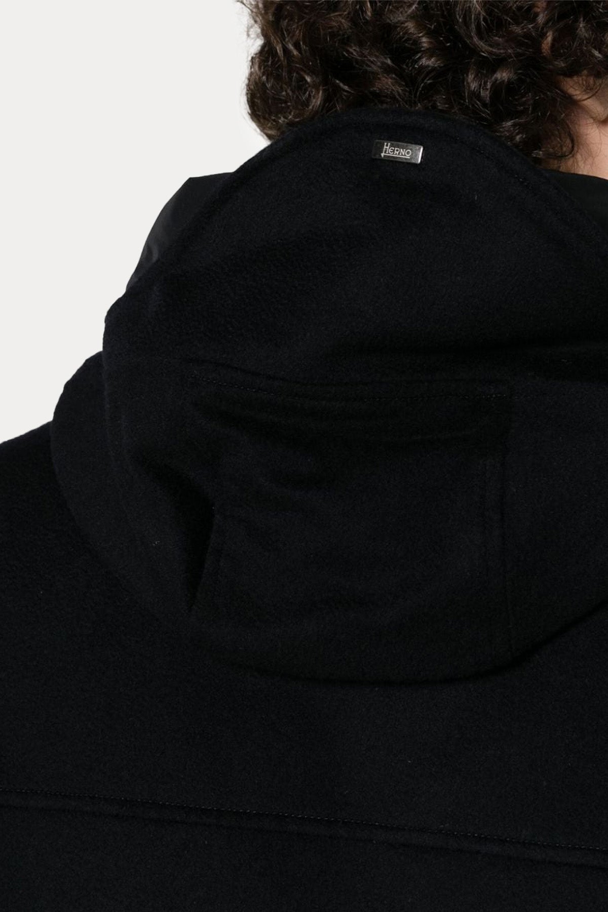 Herno Kapüşonlu Kaşmirli Yün Kaban-Libas Trendy Fashion Store