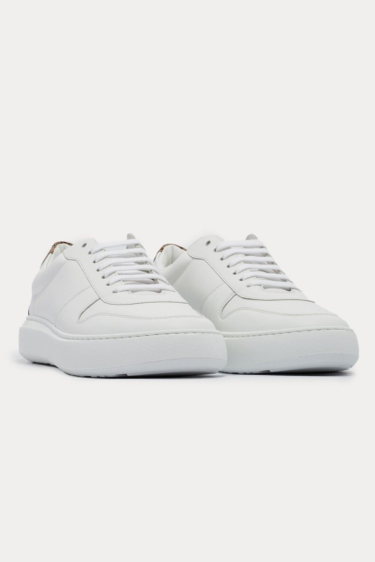 Herno Monogram Logolu Deri Sneaker Ayakkabı-Libas Trendy Fashion Store