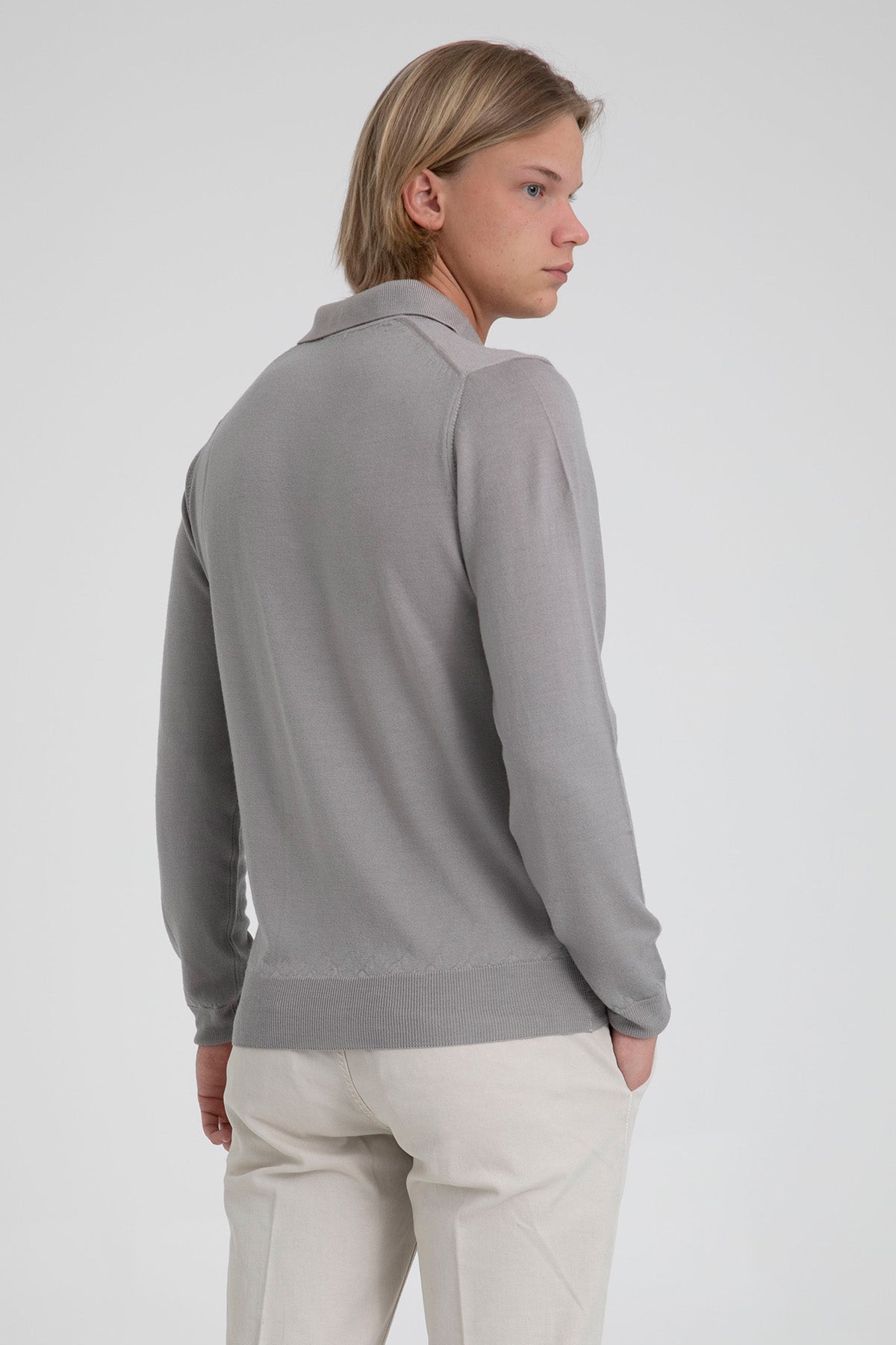 Fradi Polo Yaka Yün Triko-Libas Trendy Fashion Store