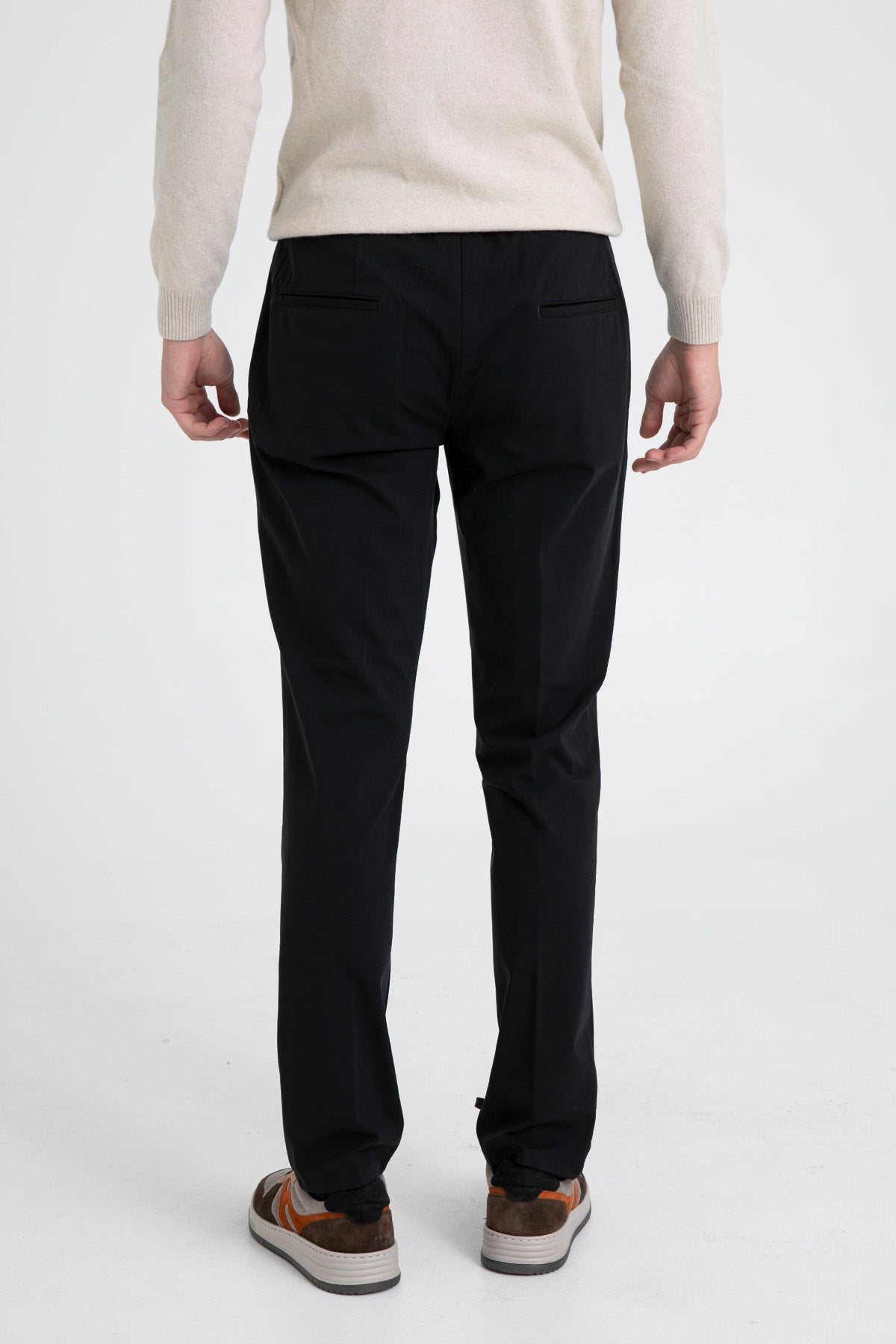 Fradi Beli Lastikli Slim Fit Jogger Pantolon-Libas Trendy Fashion Store