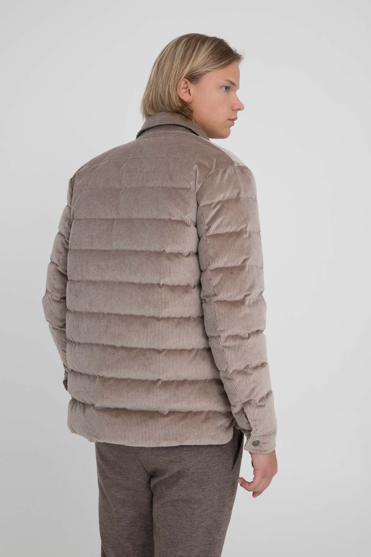 Fradi Kaşmirli Puffer Yün Ceket Mont-Libas Trendy Fashion Store