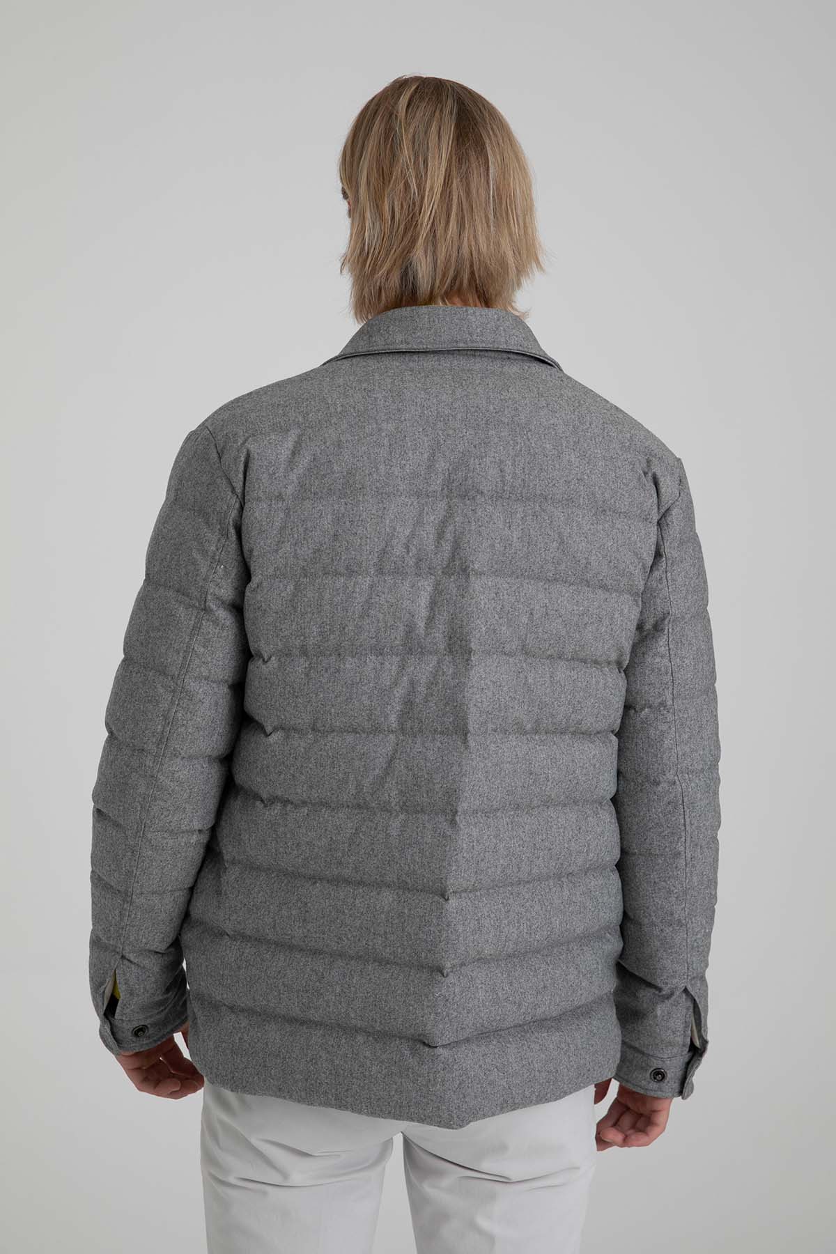 Fradi Kaşmirli Puffer Yün Ceket Mont-Libas Trendy Fashion Store