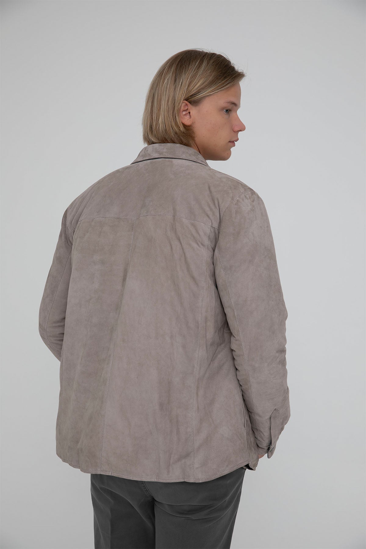 Fradi Puffer Dolgulu Süet Ceket-Libas Trendy Fashion Store