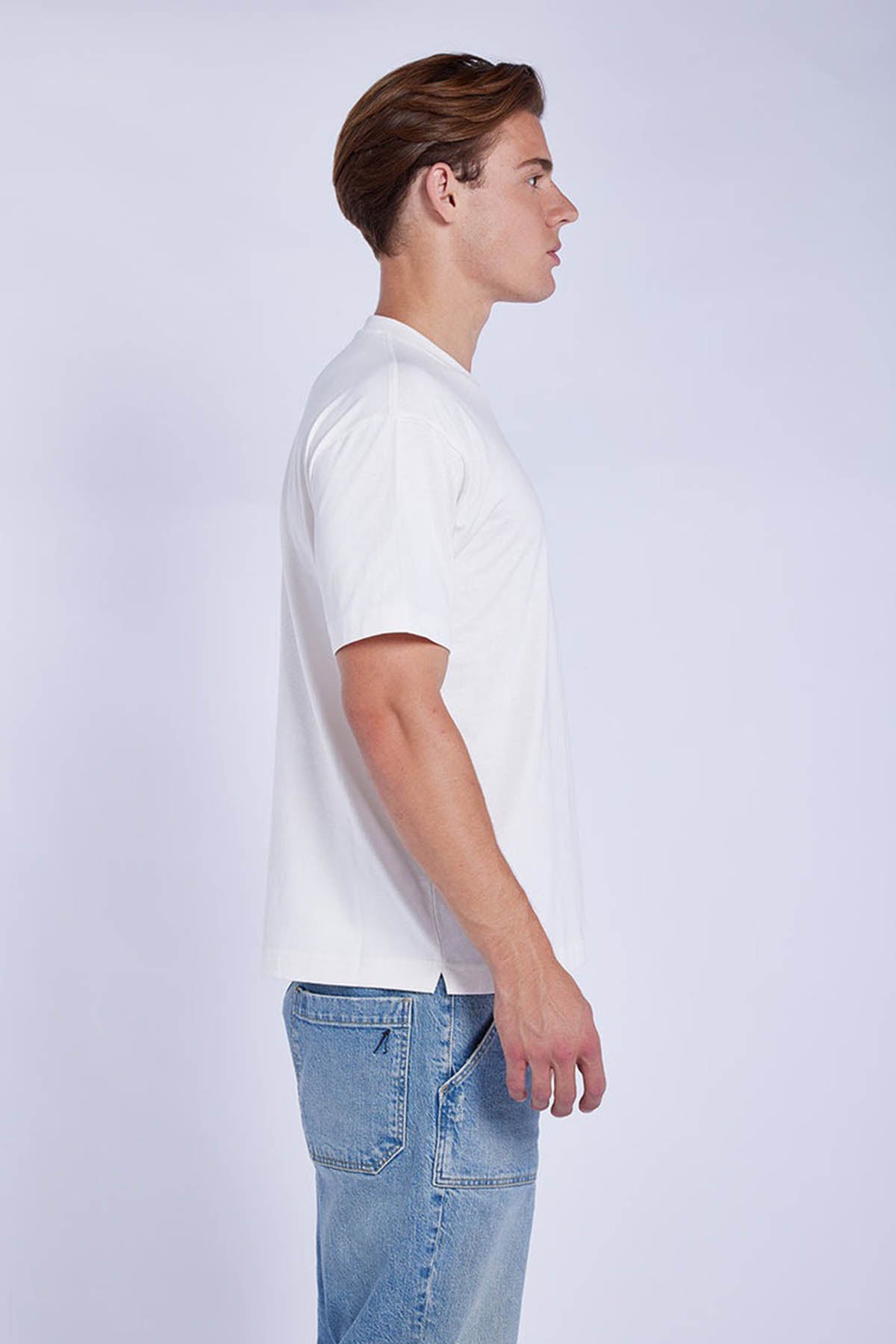 Goldgarn Regular Fit Yuvarlak Yaka Logolu T-shirt-Libas Trendy Fashion Store