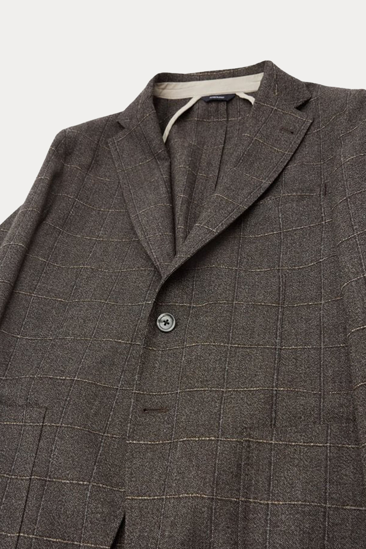 Tombolini Ekoseli Yün Blazer Ceket-Libas Trendy Fashion Store