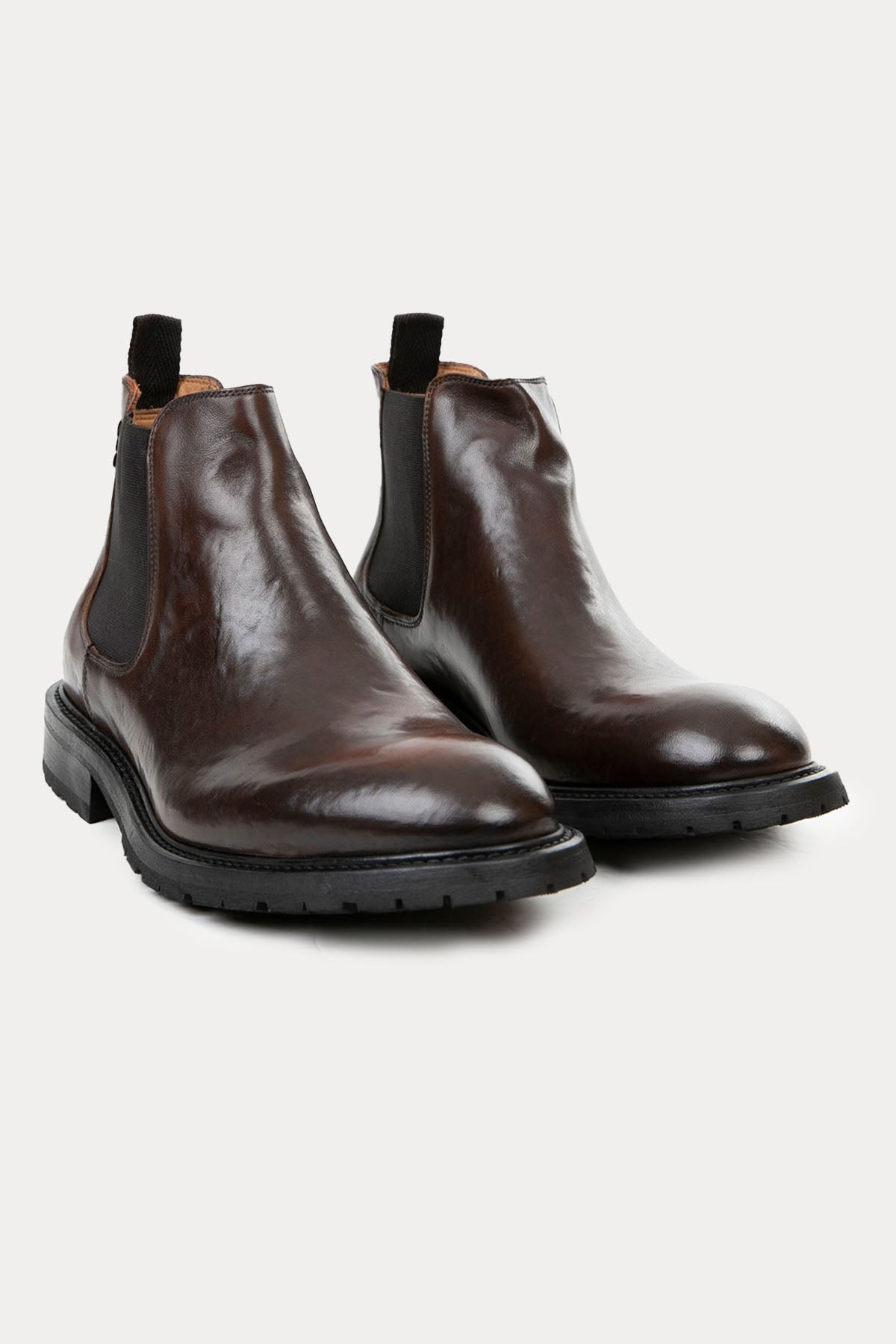 Alexander Hotto Vibram Taban Lastik Bantlı Deri Bot-Libas Trendy Fashion Store